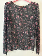 Blümchen Spitzenshirt