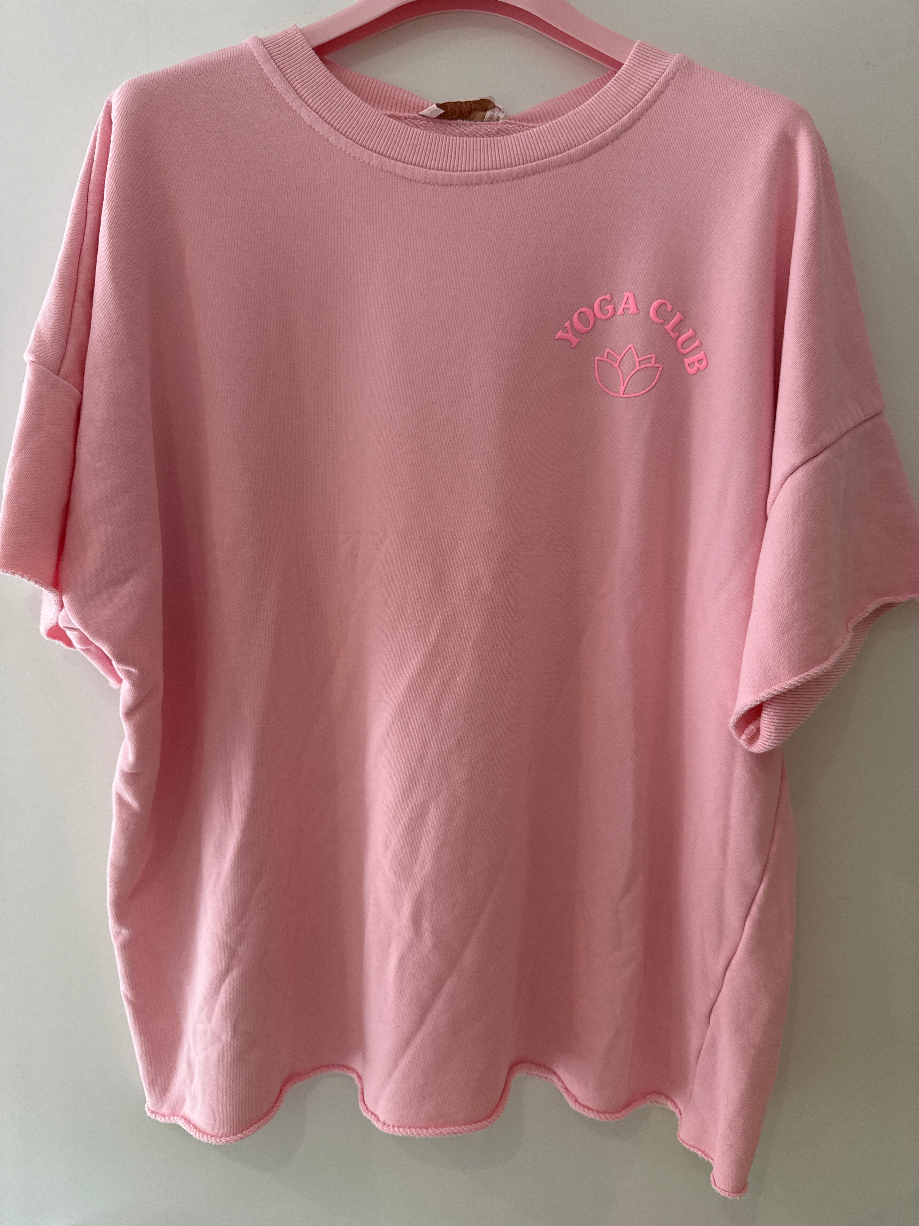 Statement Sweatshirt Kurzarm