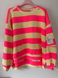 Streifensweatshirt believe