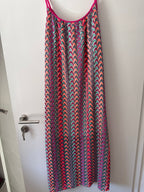 Spagettiträgerkleid bunt