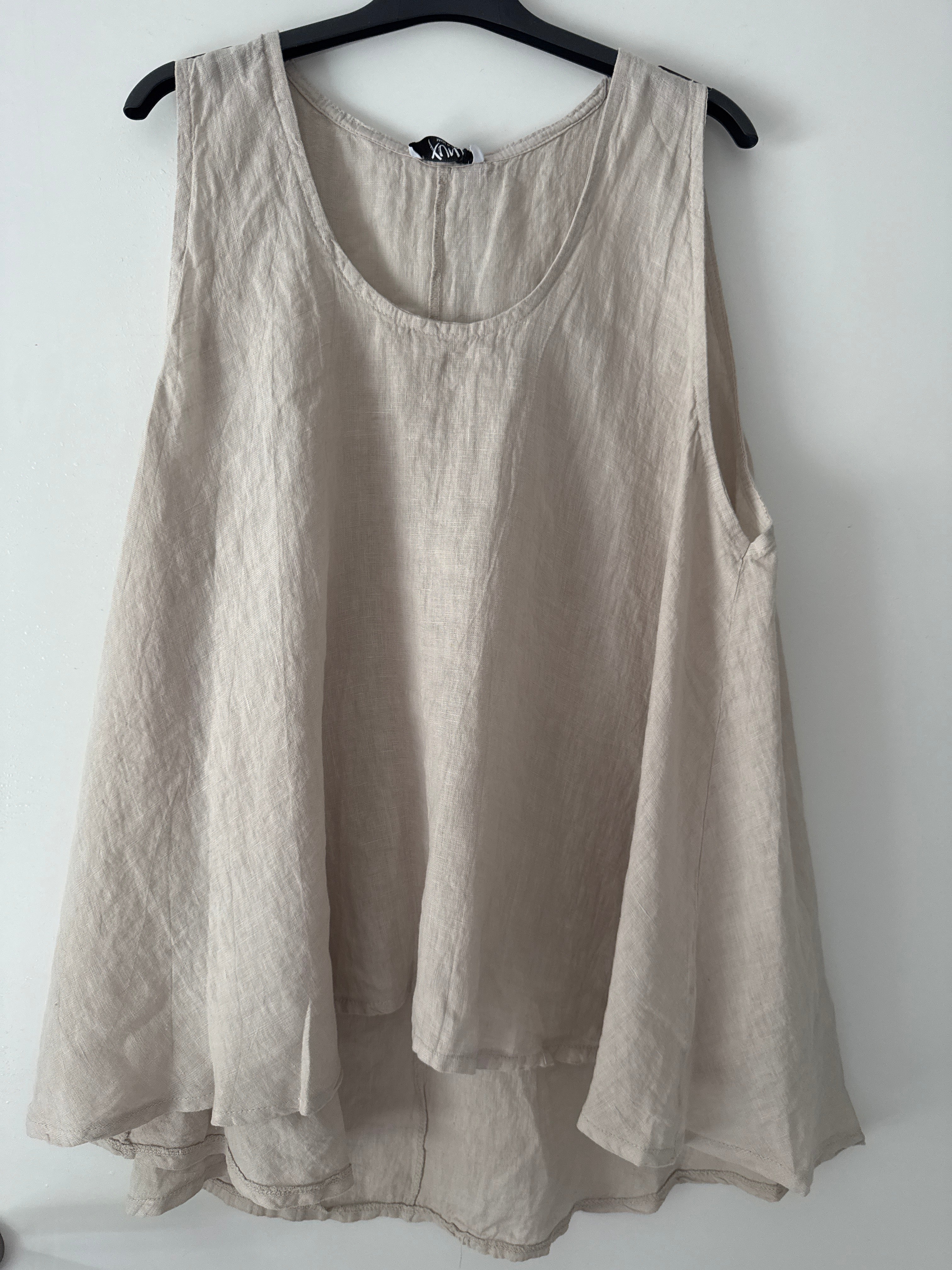 Oversize Leinen Top