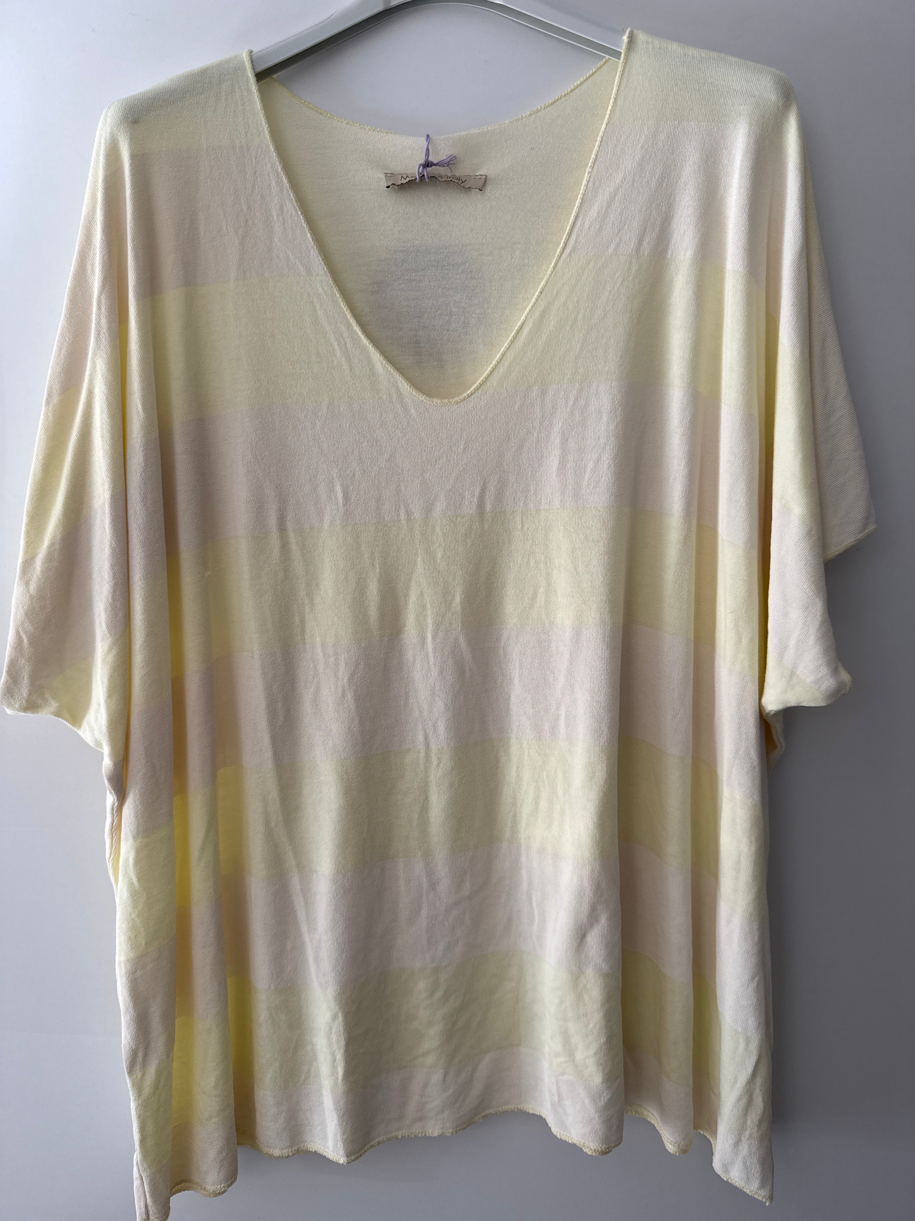 Basic Shirt mit V Ausschnitt