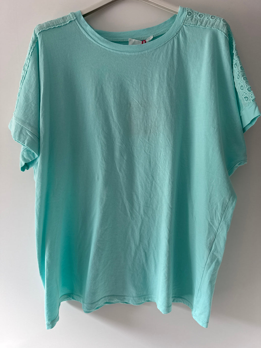 Baumwoll Spitzenshirt