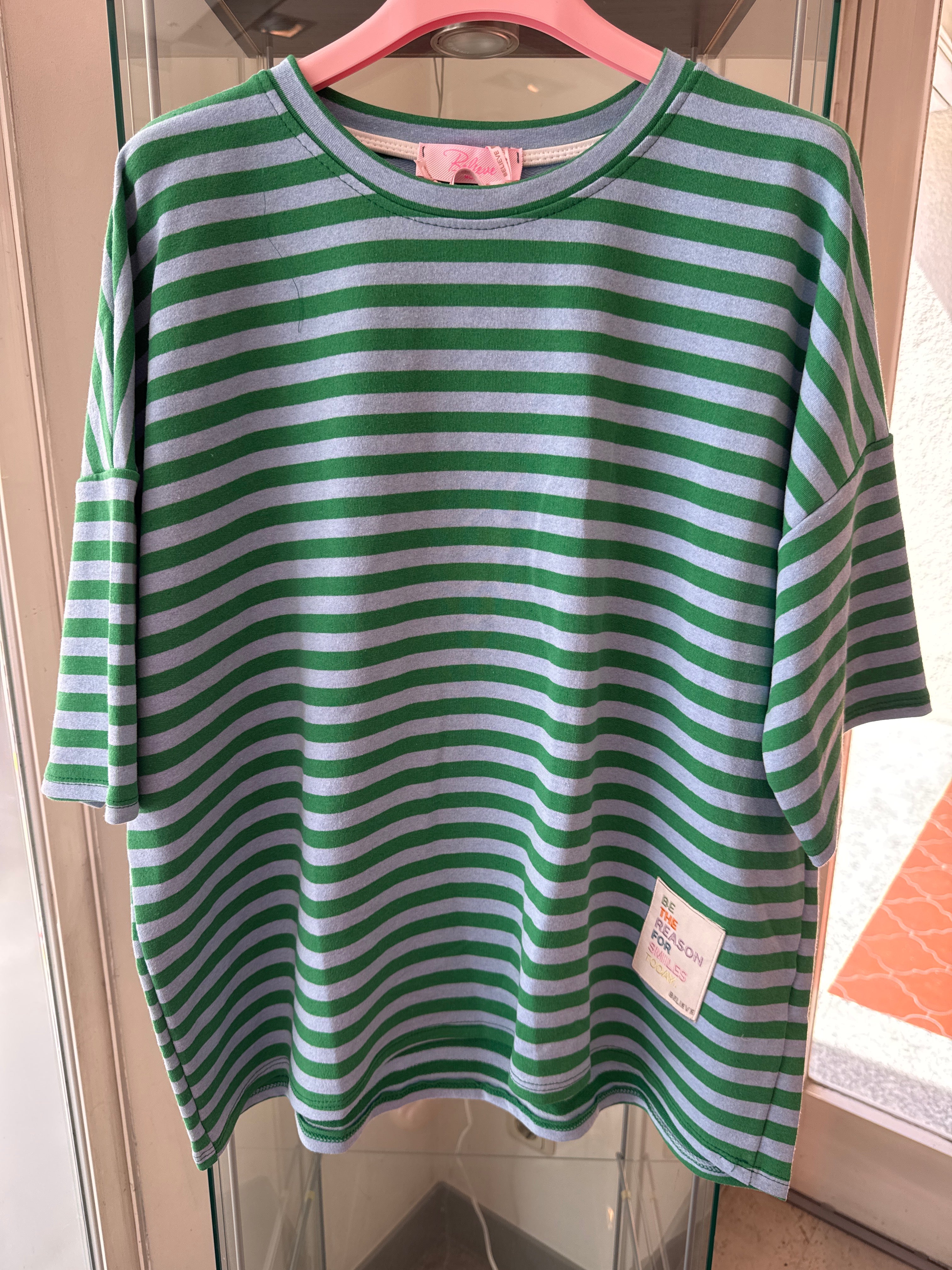 Sweatshirt gestreift