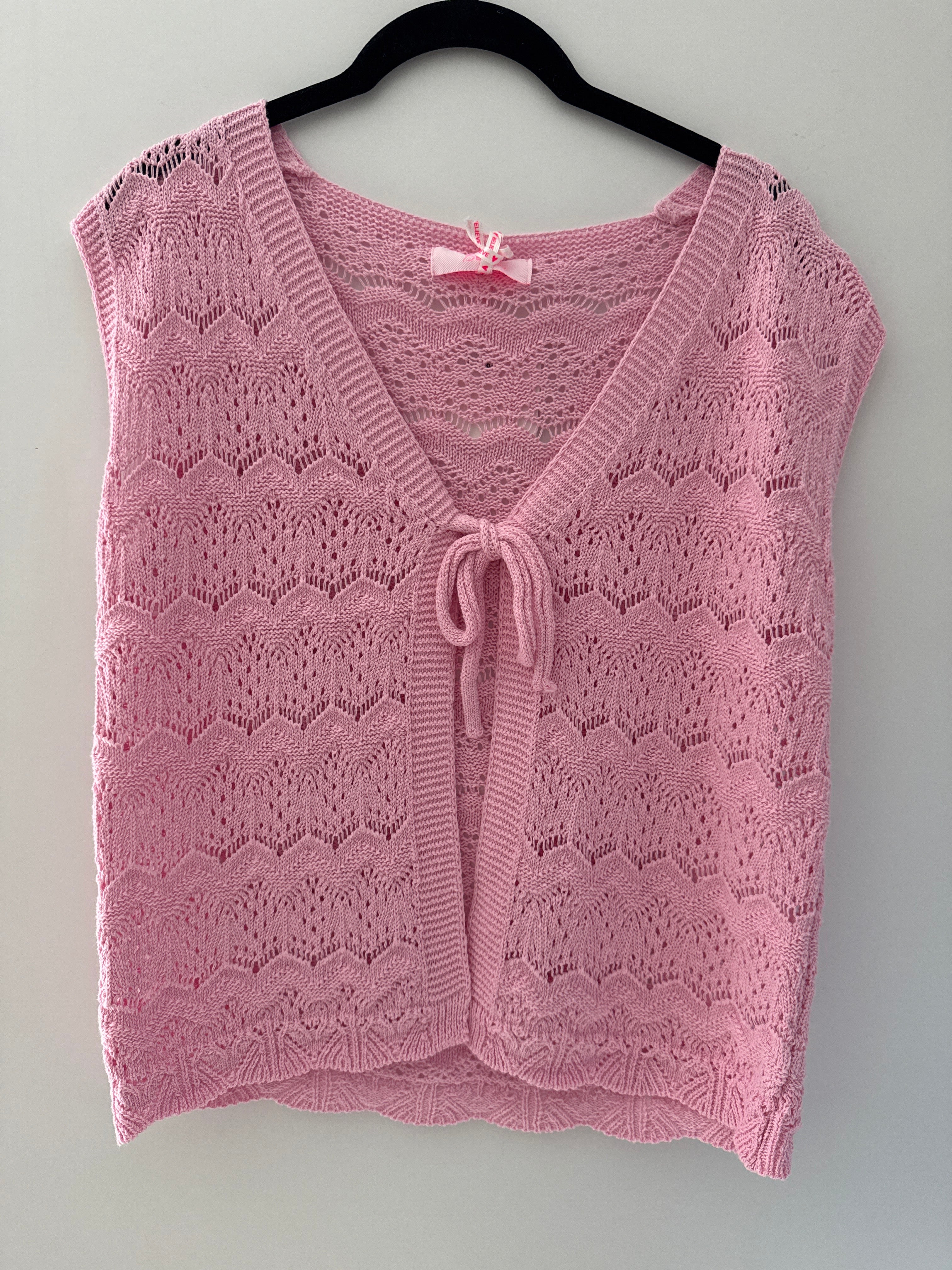 Strickbindewestchen