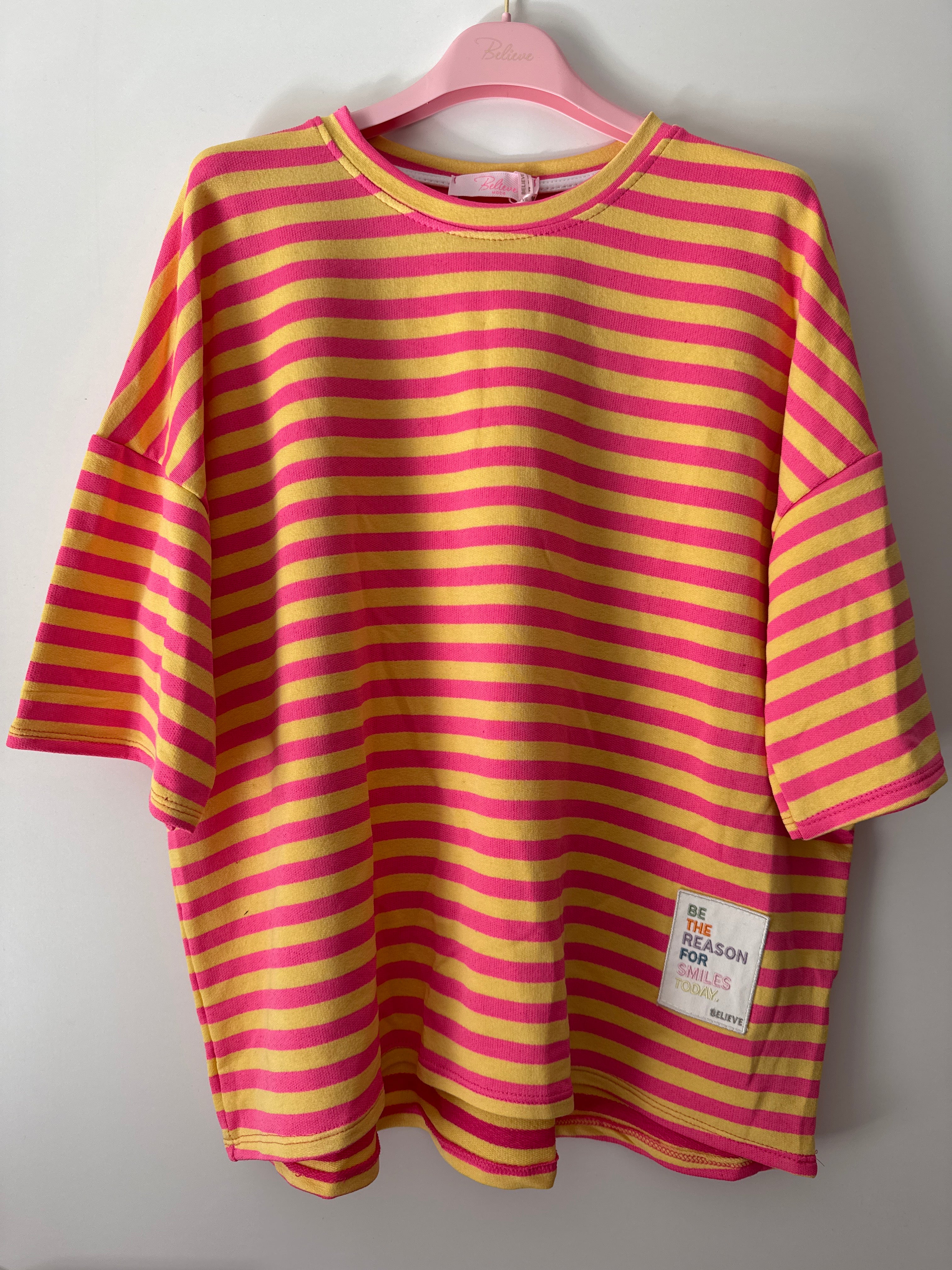 Sweatshirt gestreift