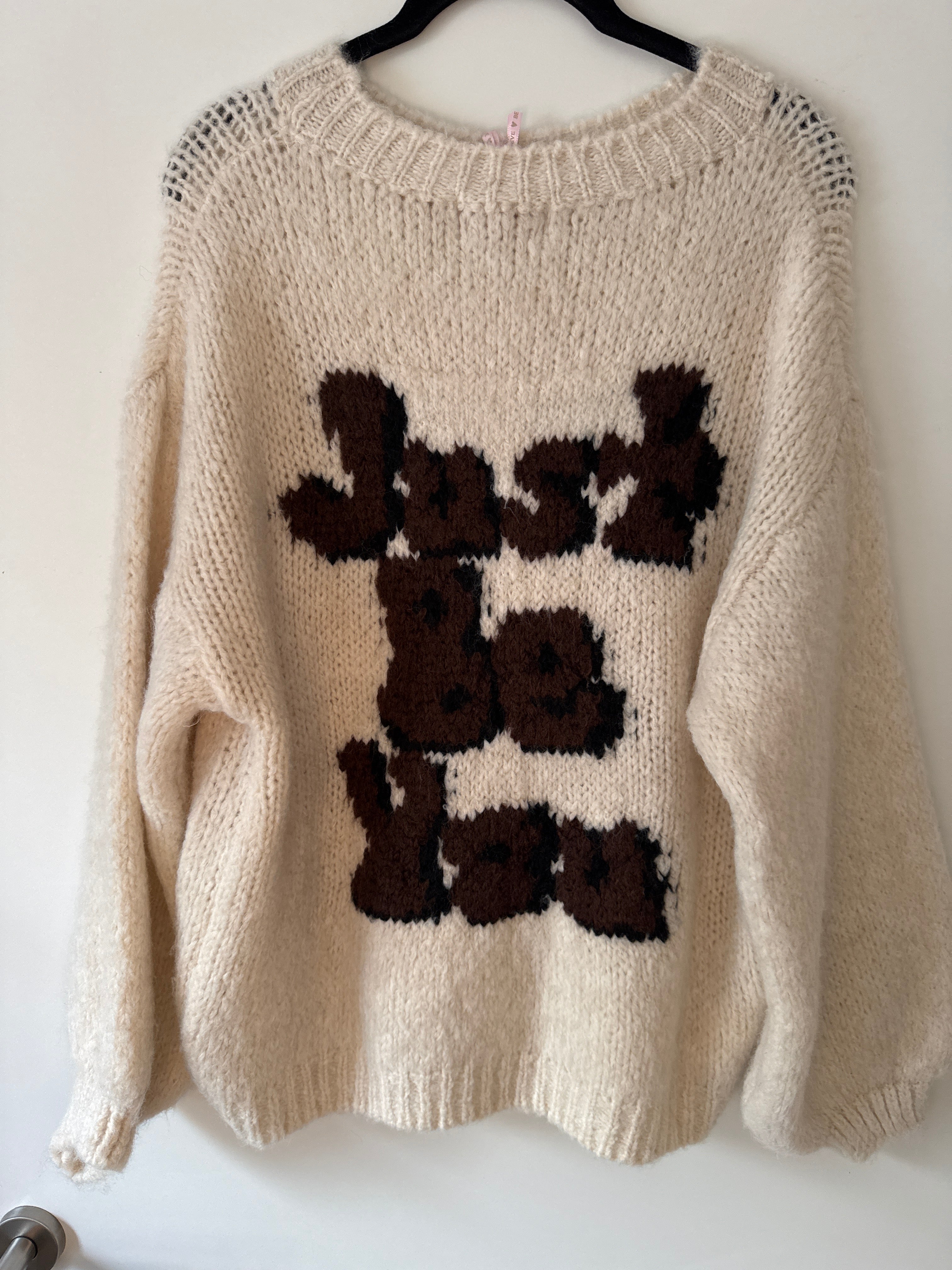 Print Strick Pullover