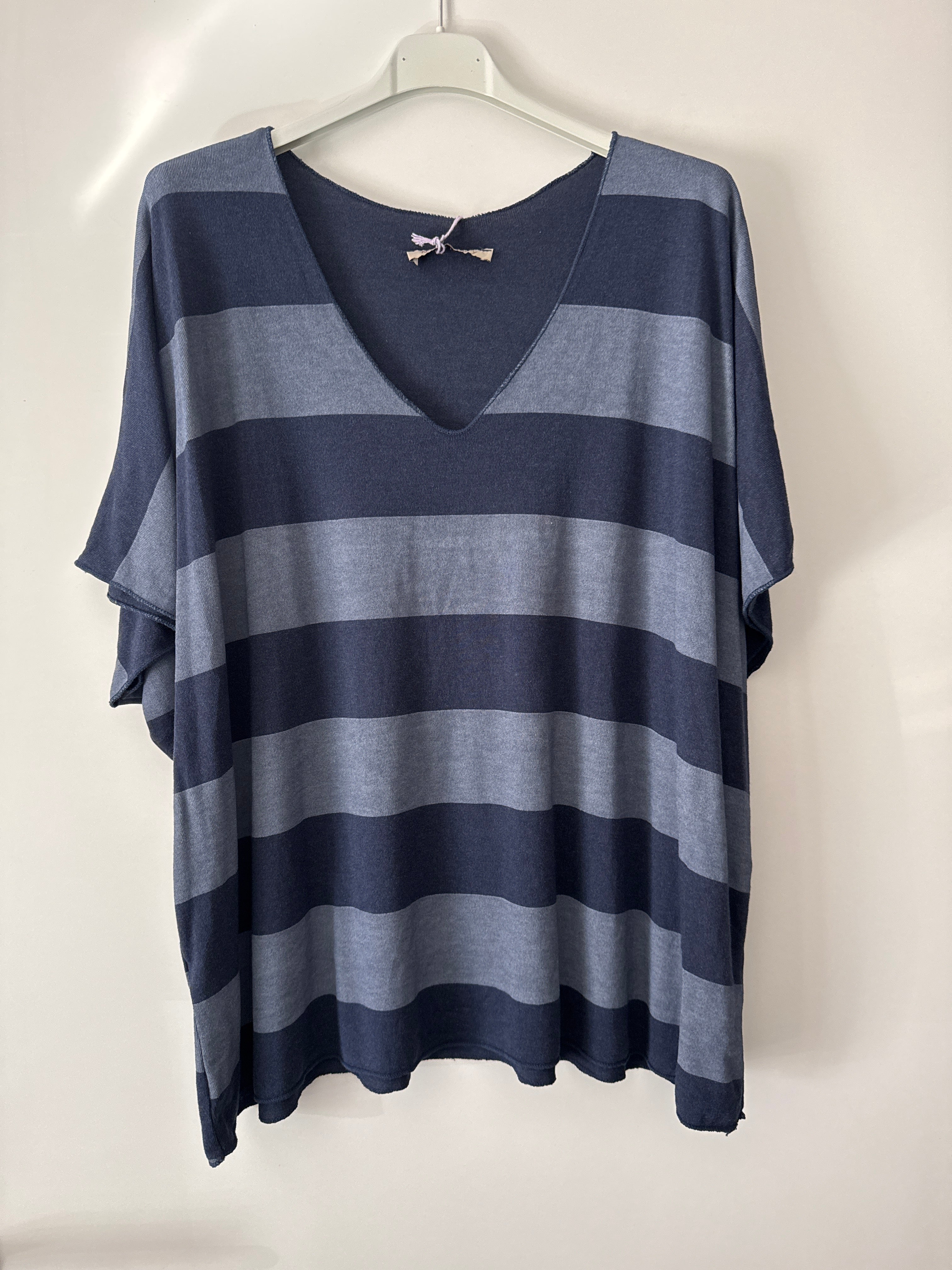 Basic Shirt mit V Ausschnitt