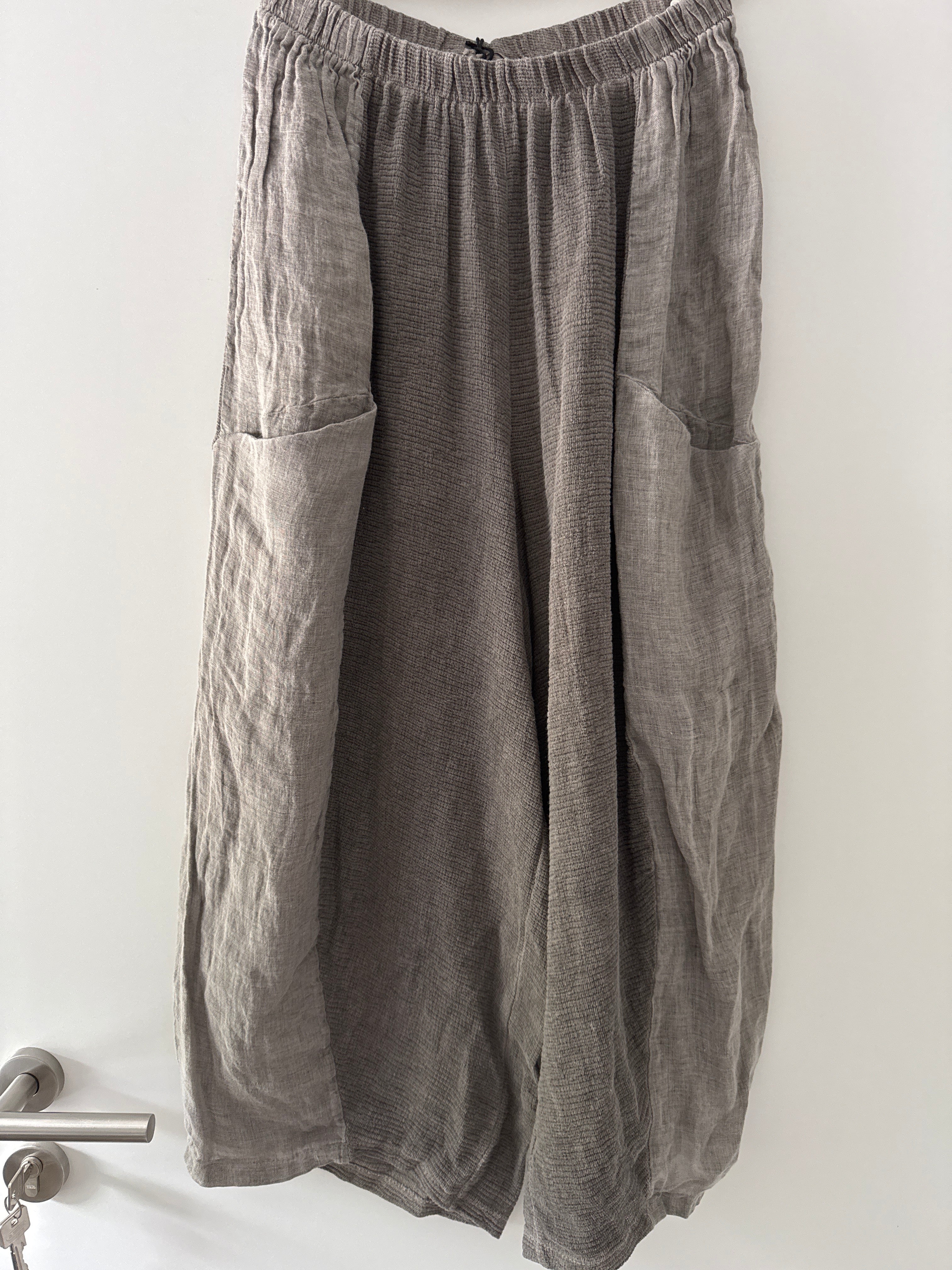 Leinen Baumwoll-Hose