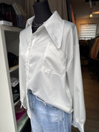 Edle Schimmernde Bluse