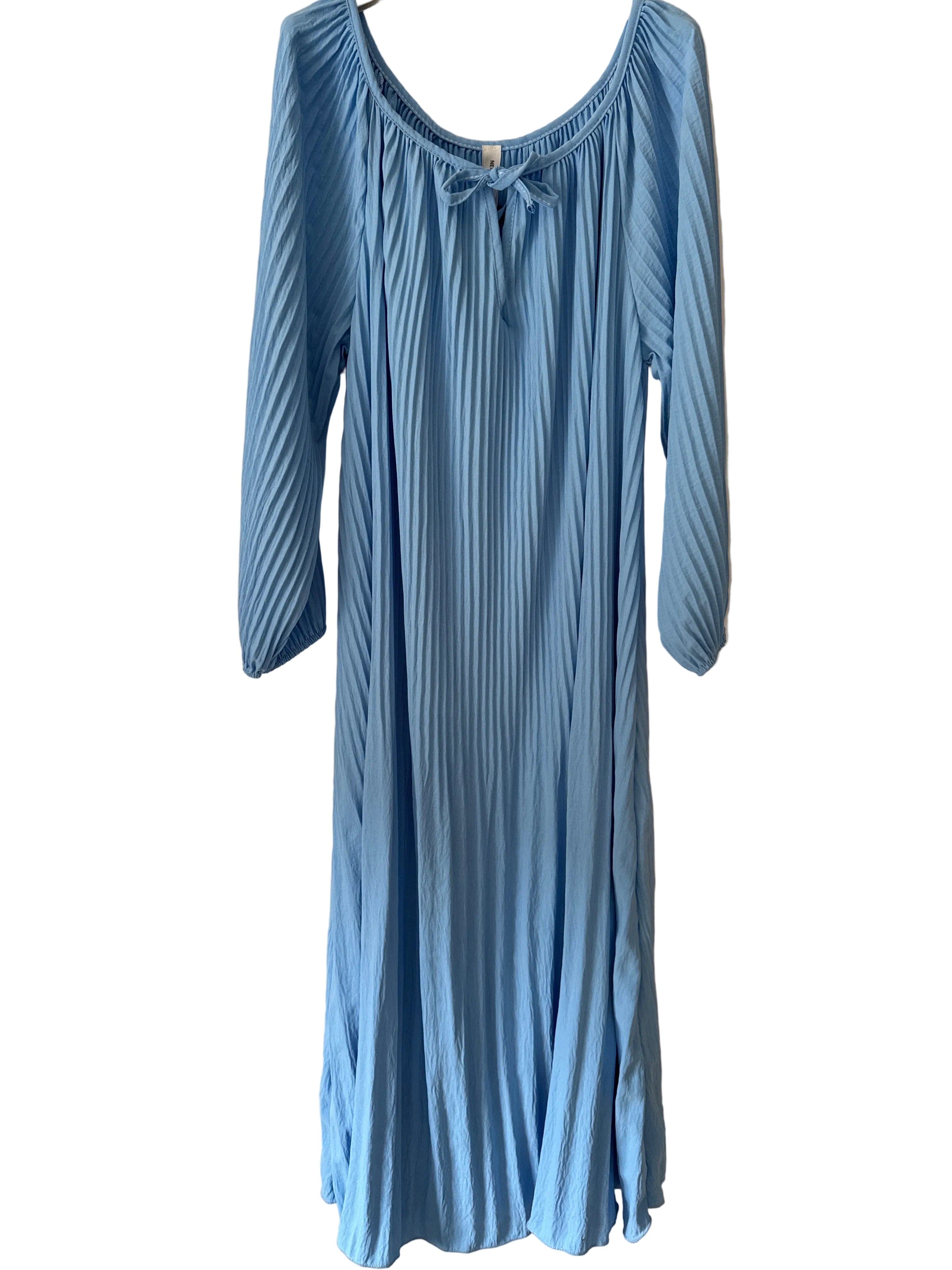 Oversize  Plisseekleid