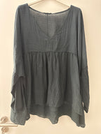 Weite Boho Bluse