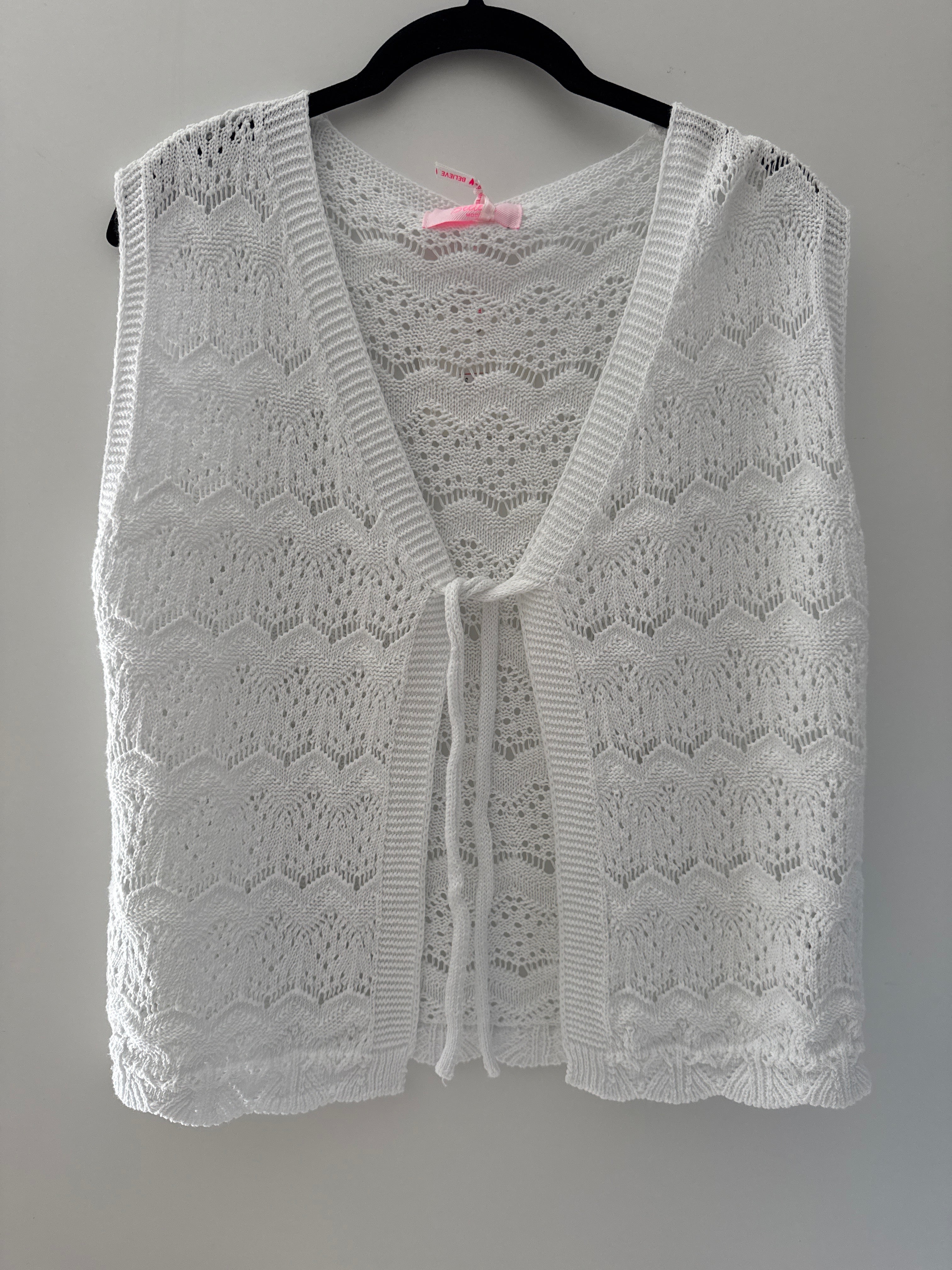 Strickbindewestchen