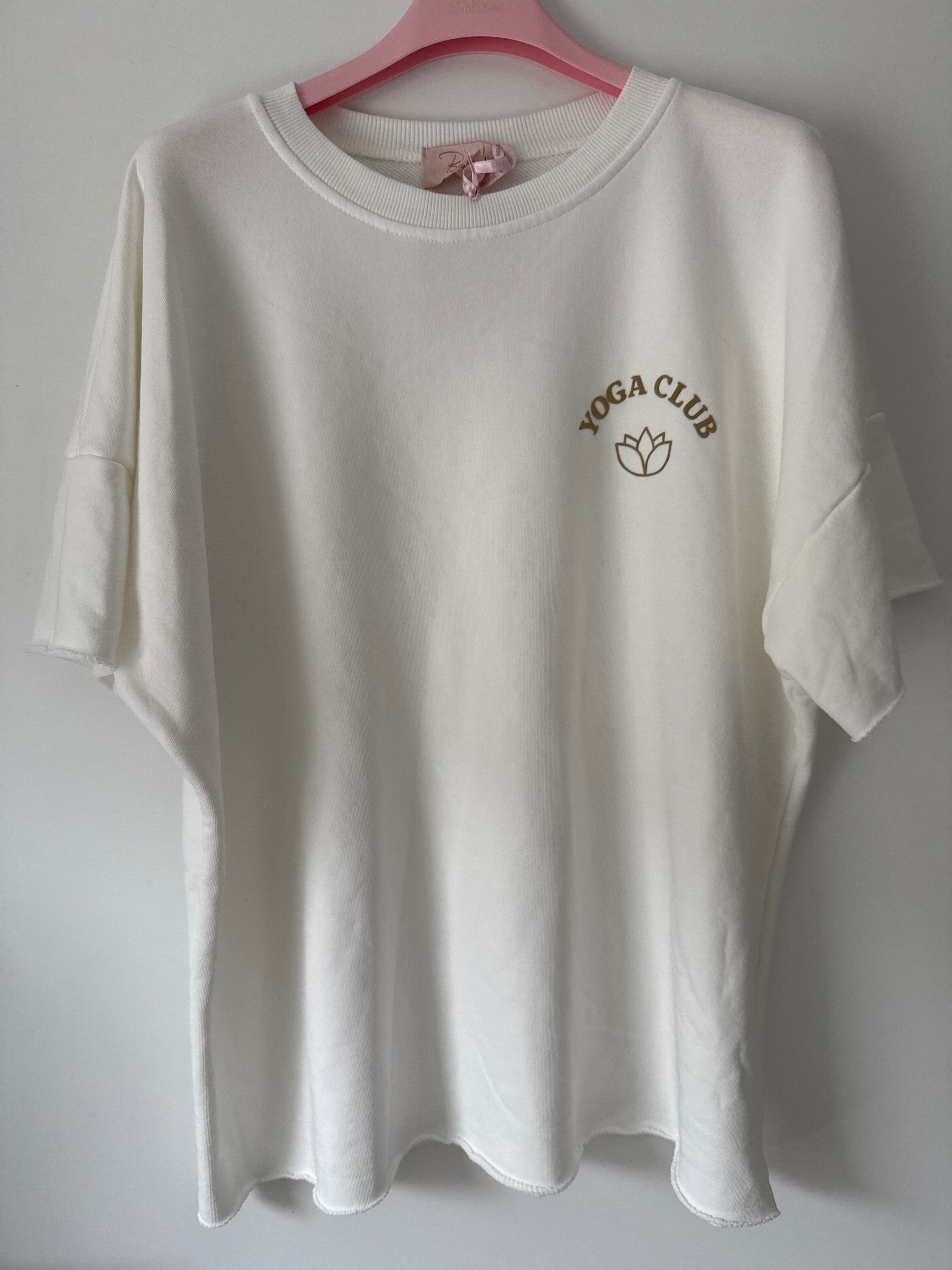 Statement Sweatshirt Kurzarm