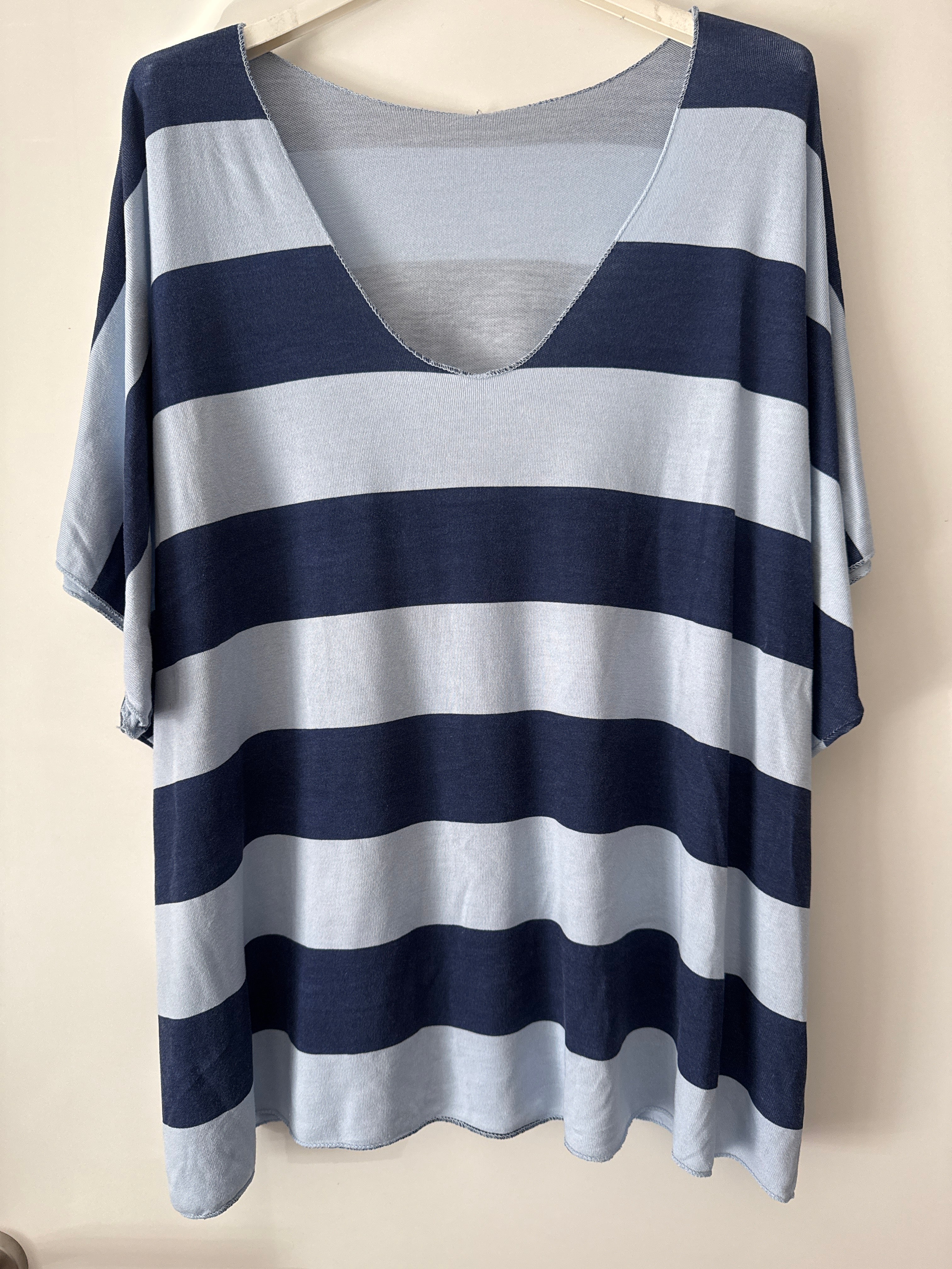 Basic Shirt mit V Ausschnitt