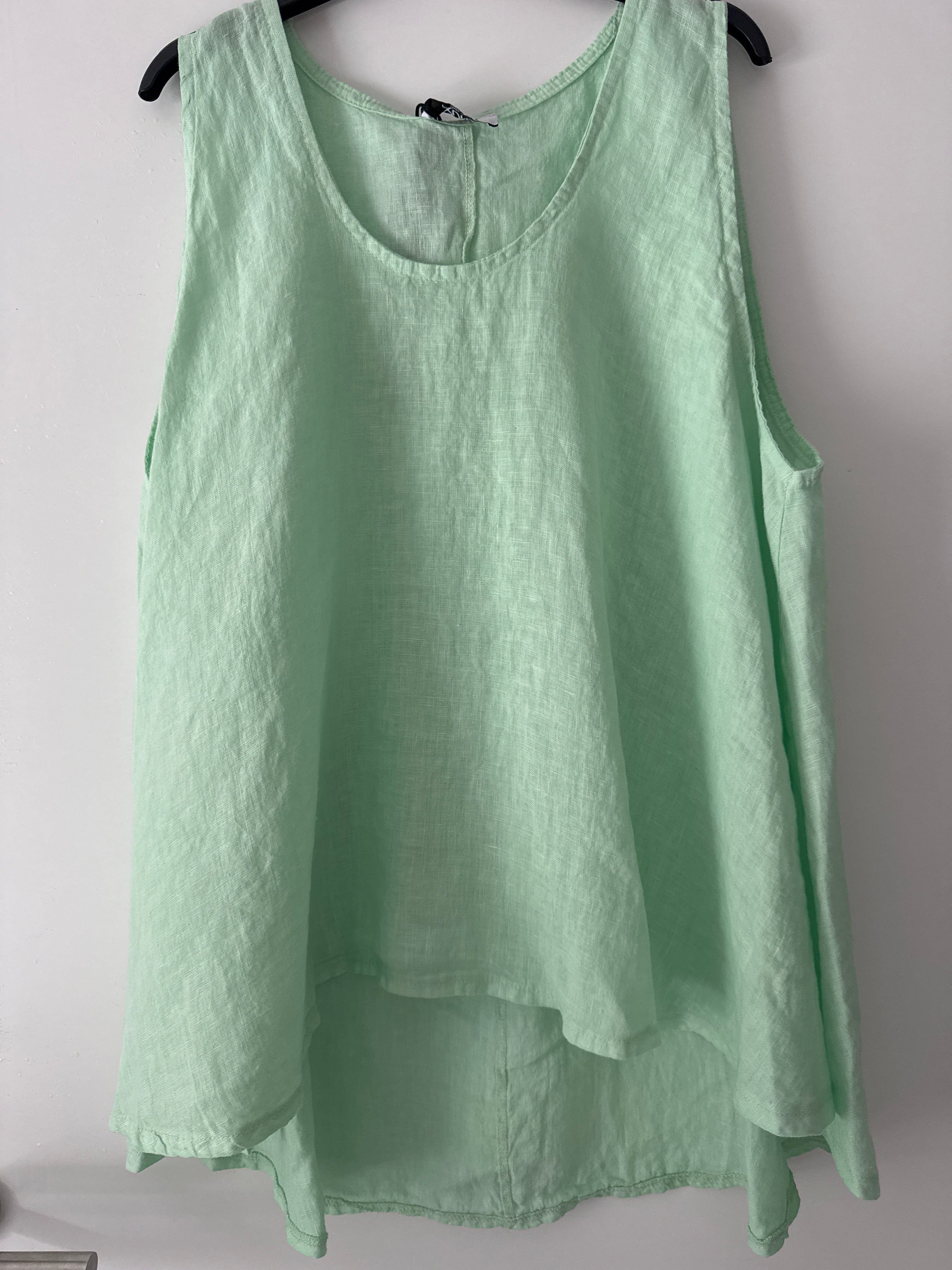 Oversize Leinen Top