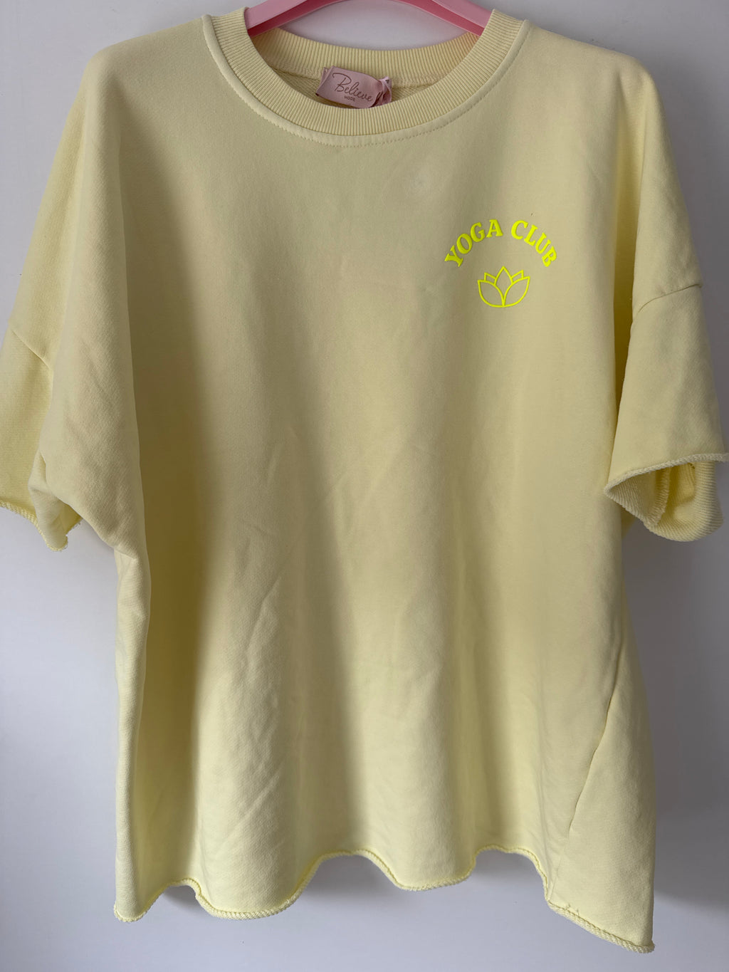 Statement Sweatshirt Kurzarm