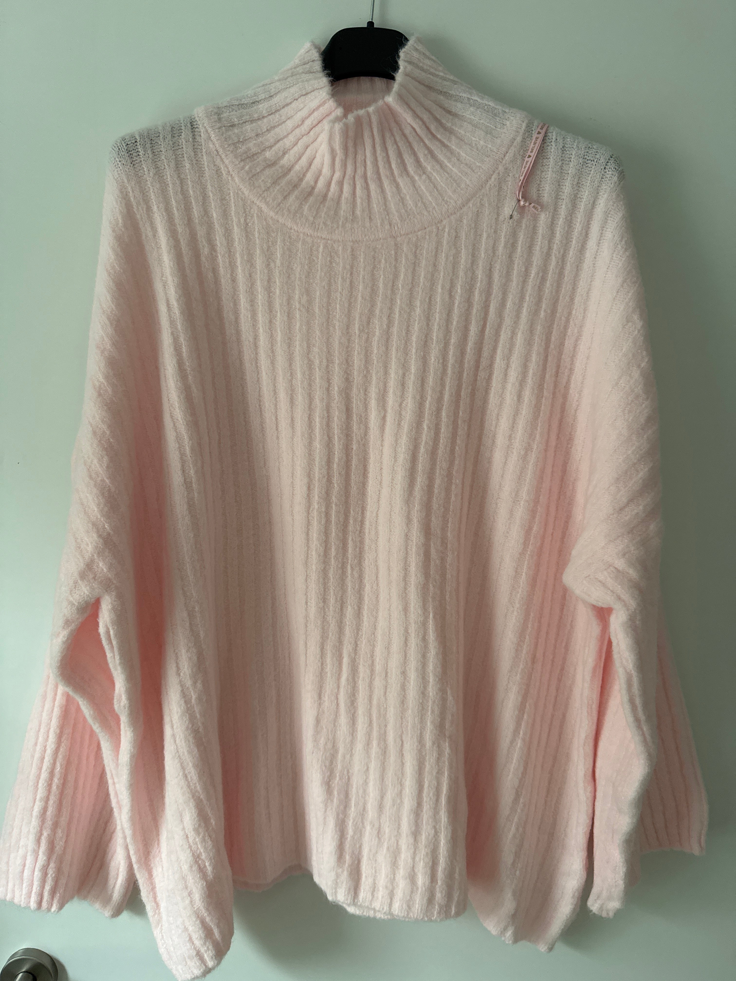 Strickpulli mit Stehkragen