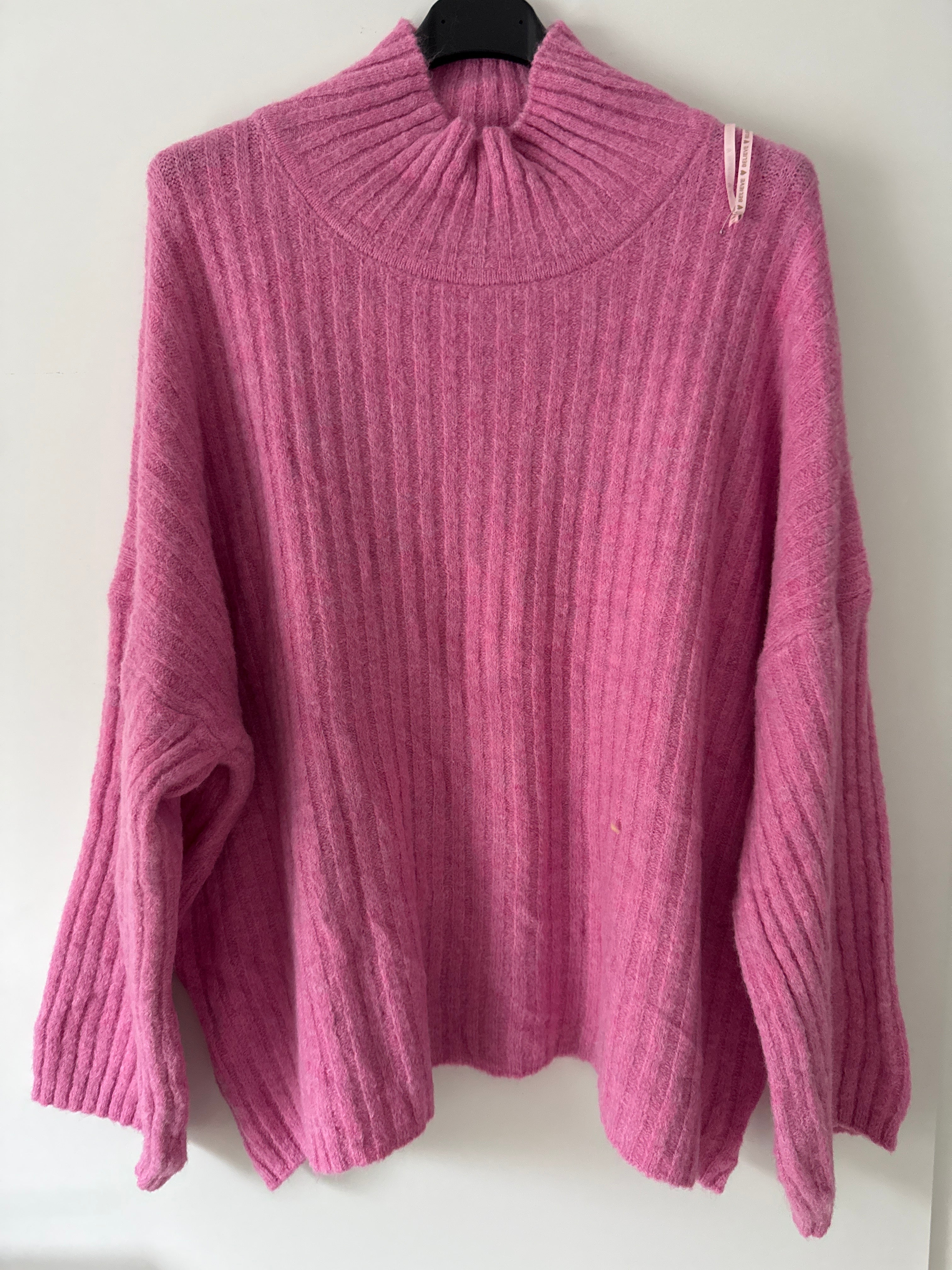 Strickpulli mit Stehkragen