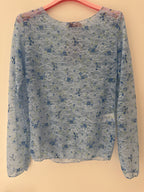 Blümchen Spitzenshirt