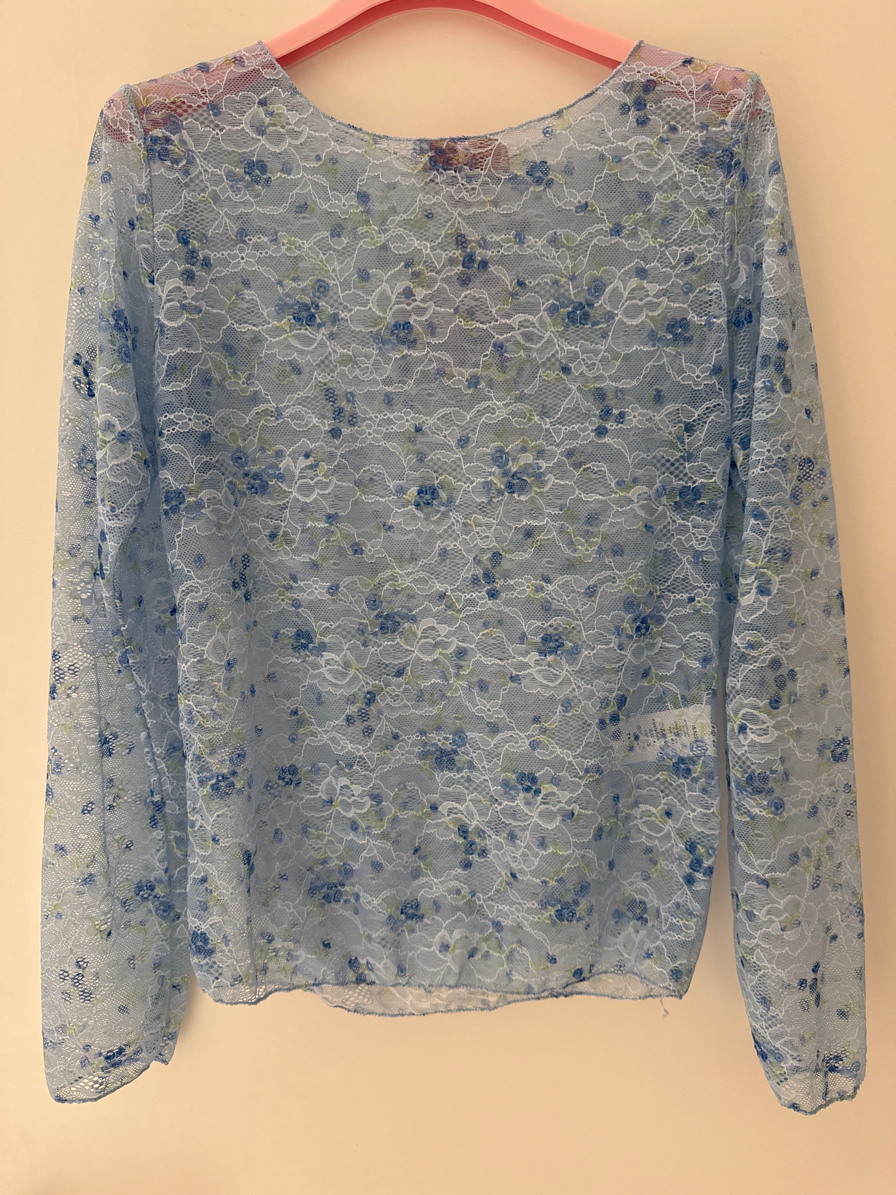 Blümchen Spitzenshirt