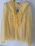 Spitzen Rüschenbluse