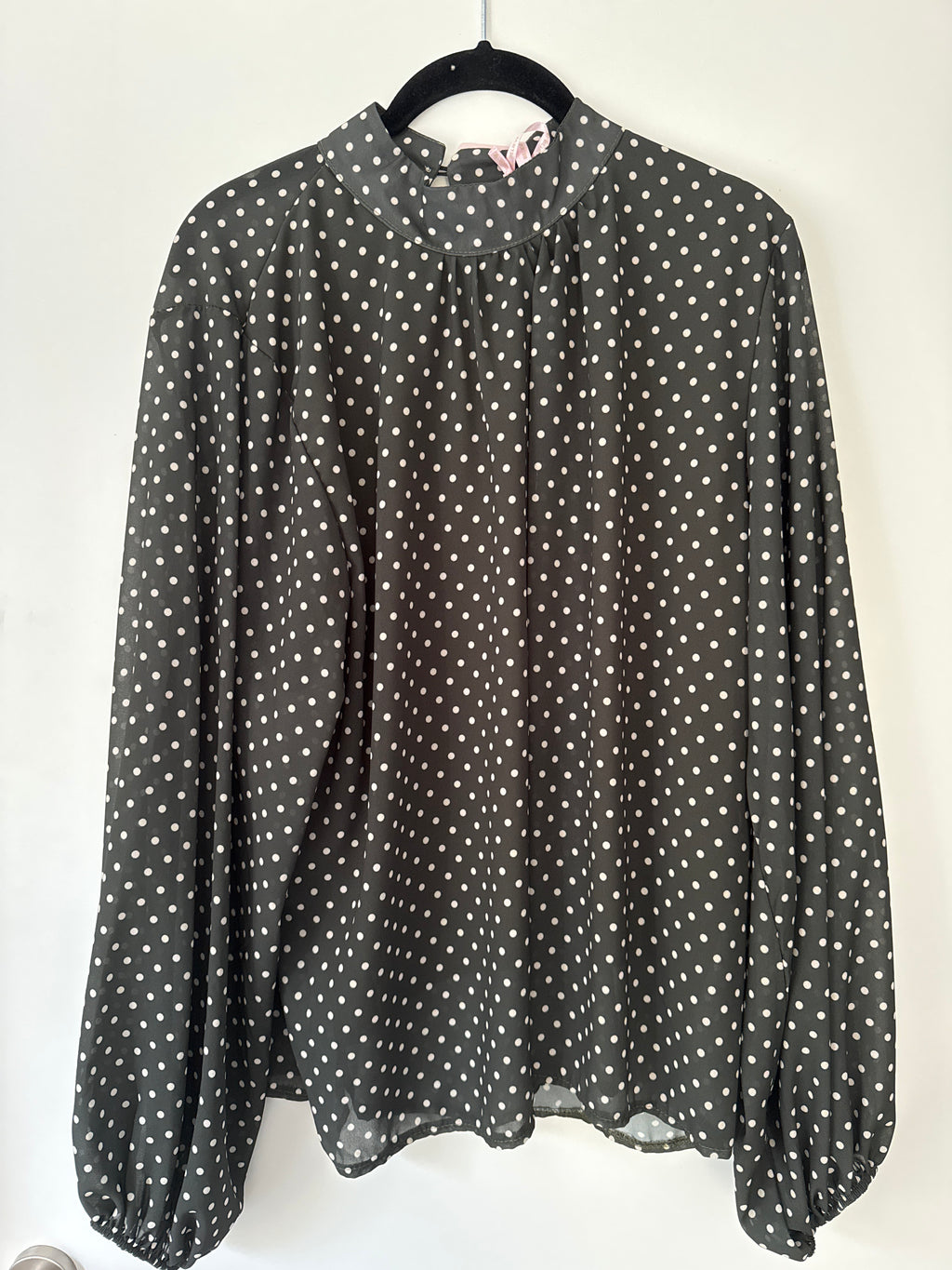 Pünktchenbluse