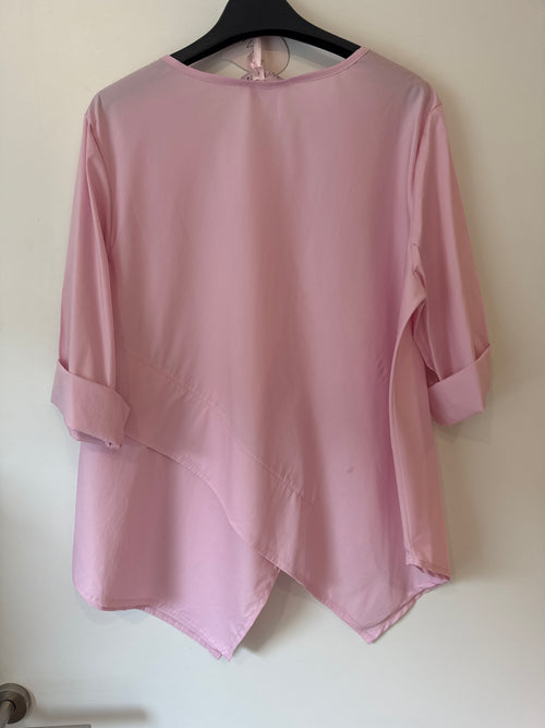 Asymmetrische Bluse 3/4Arm
