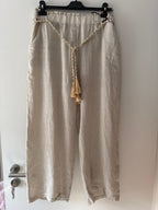 Boho Leinenhose