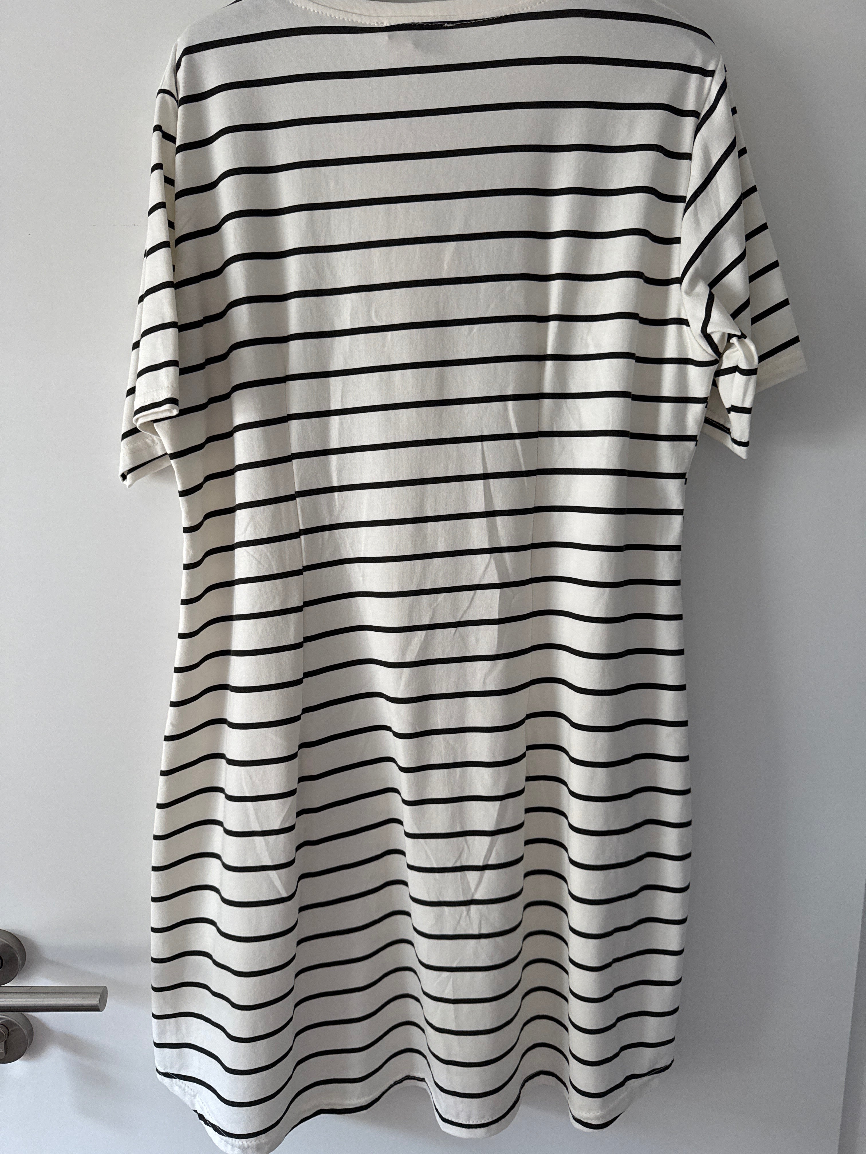Streifenkleid mit Taschen