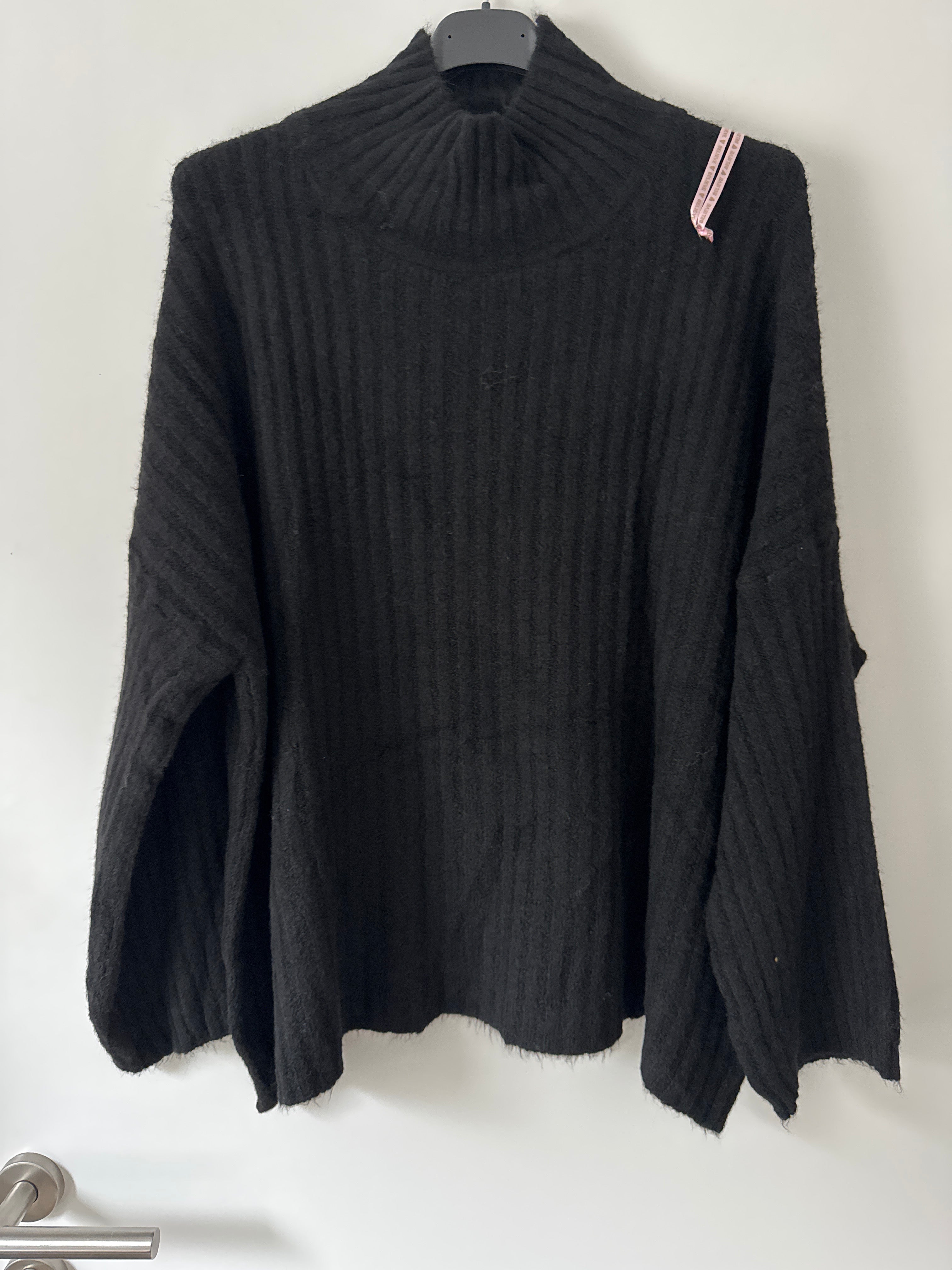 Strickpulli mit Stehkragen