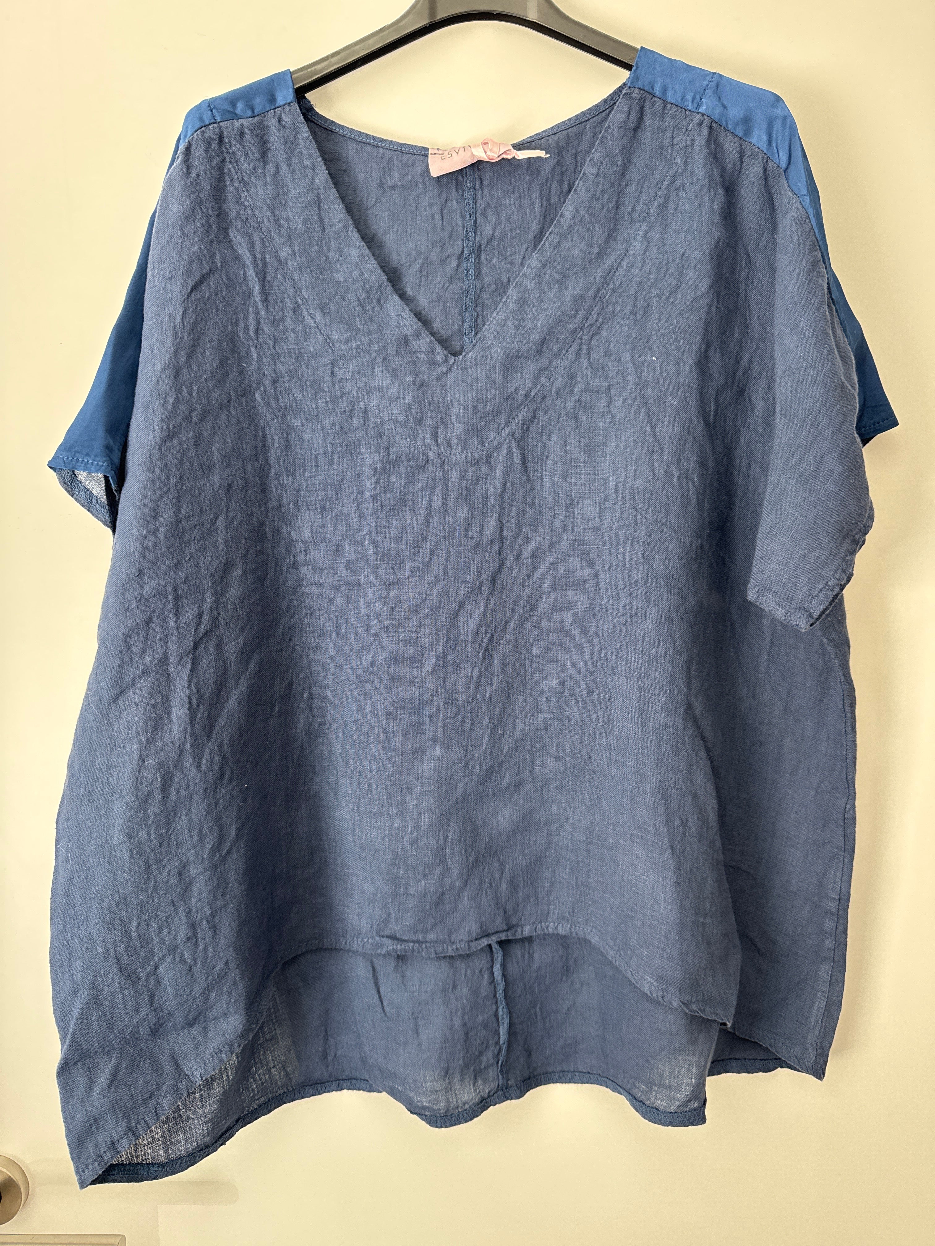 Oversize Leinenshirt