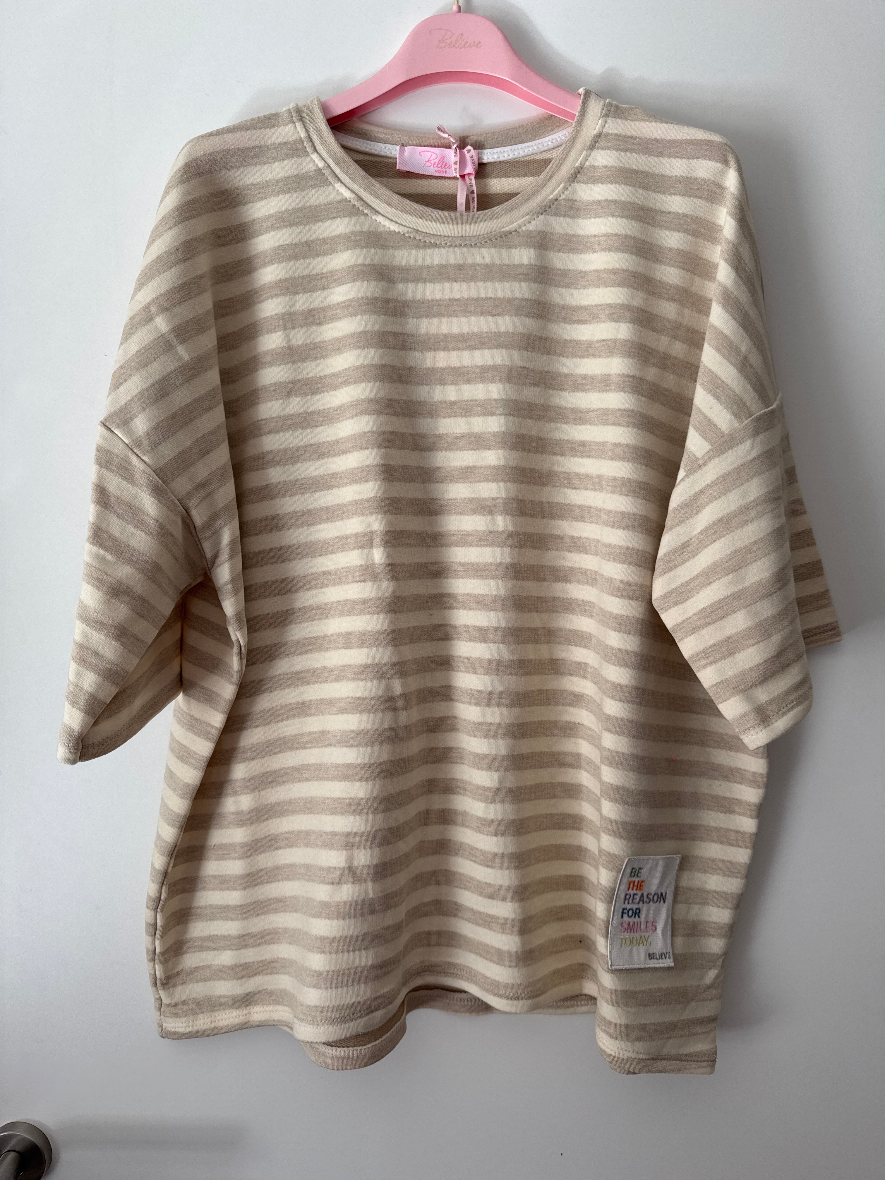 Sweatshirt gestreift