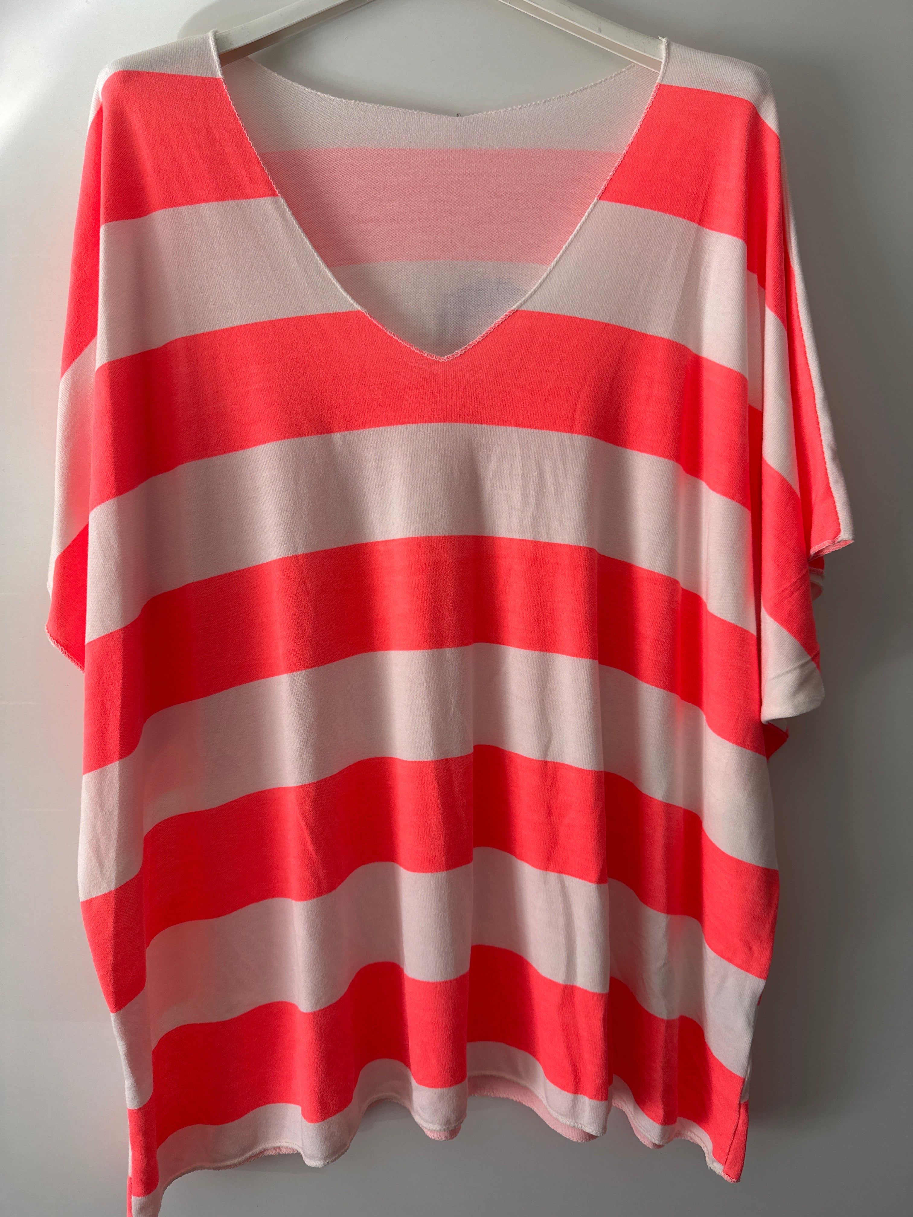 Basic Shirt mit V Ausschnitt