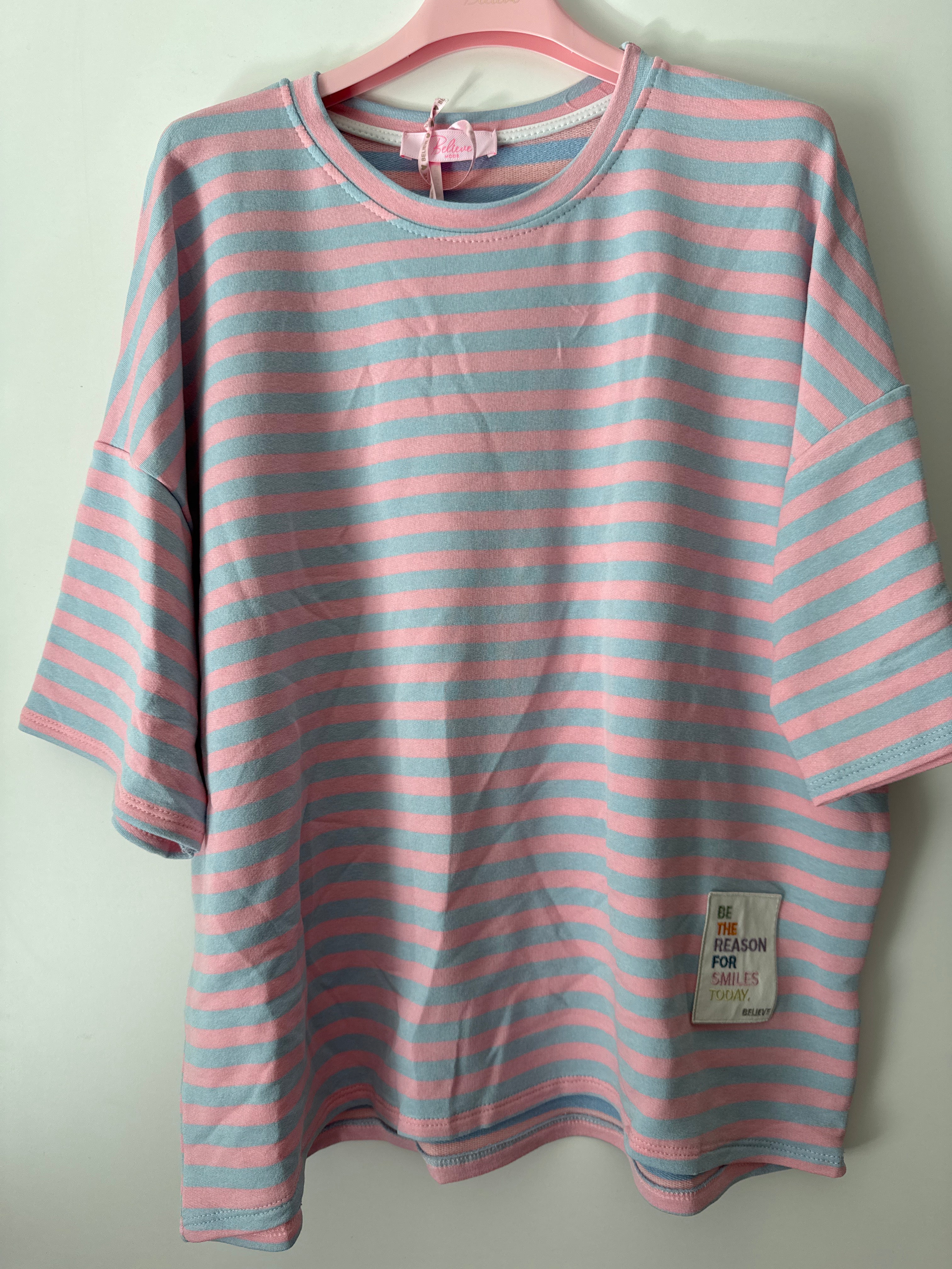 Sweatshirt gestreift