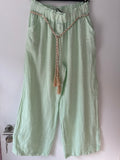 Boho Leinenhose
