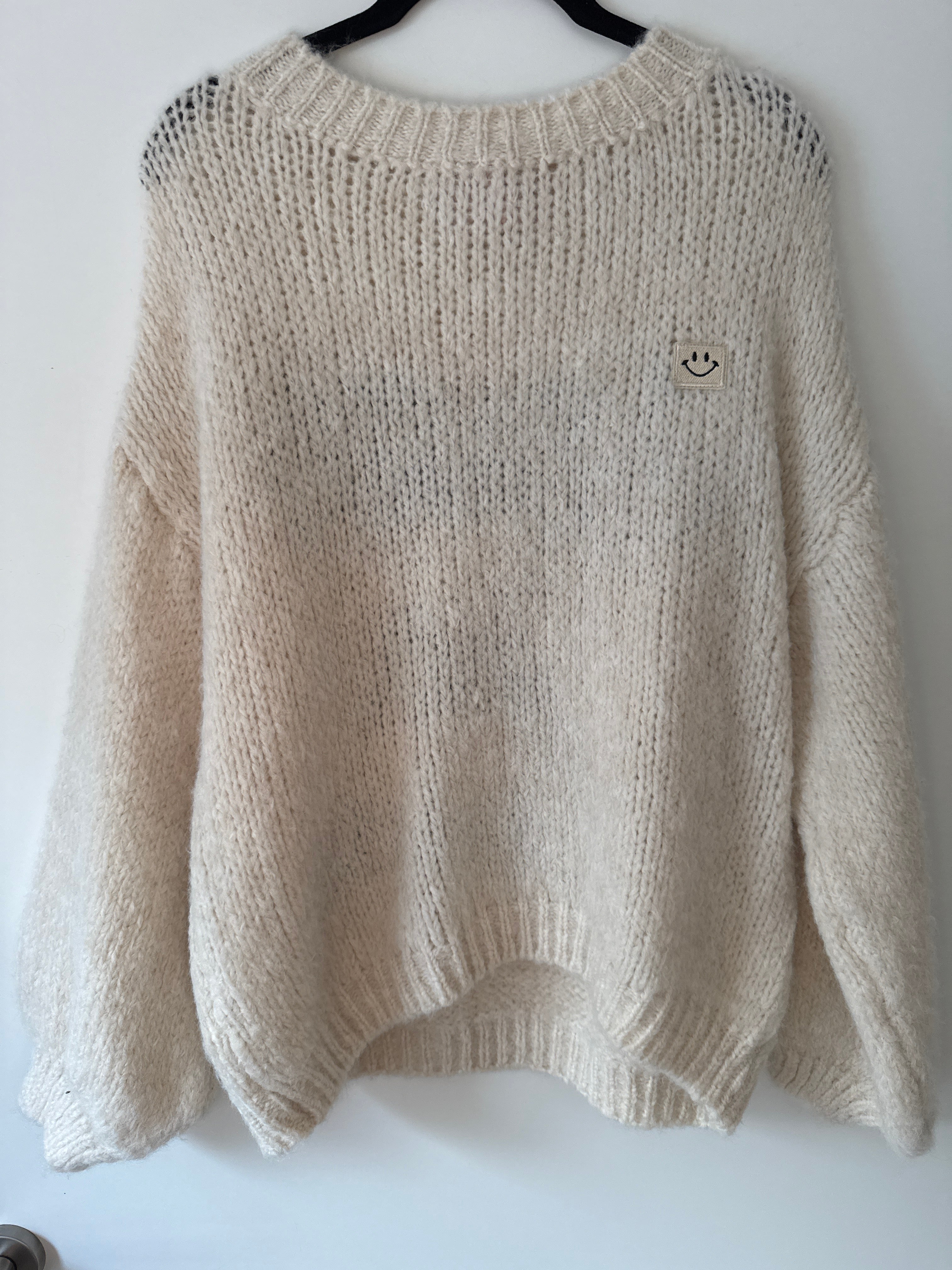 Print Strick Pullover