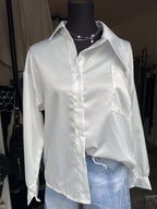 Edle Schimmernde Bluse