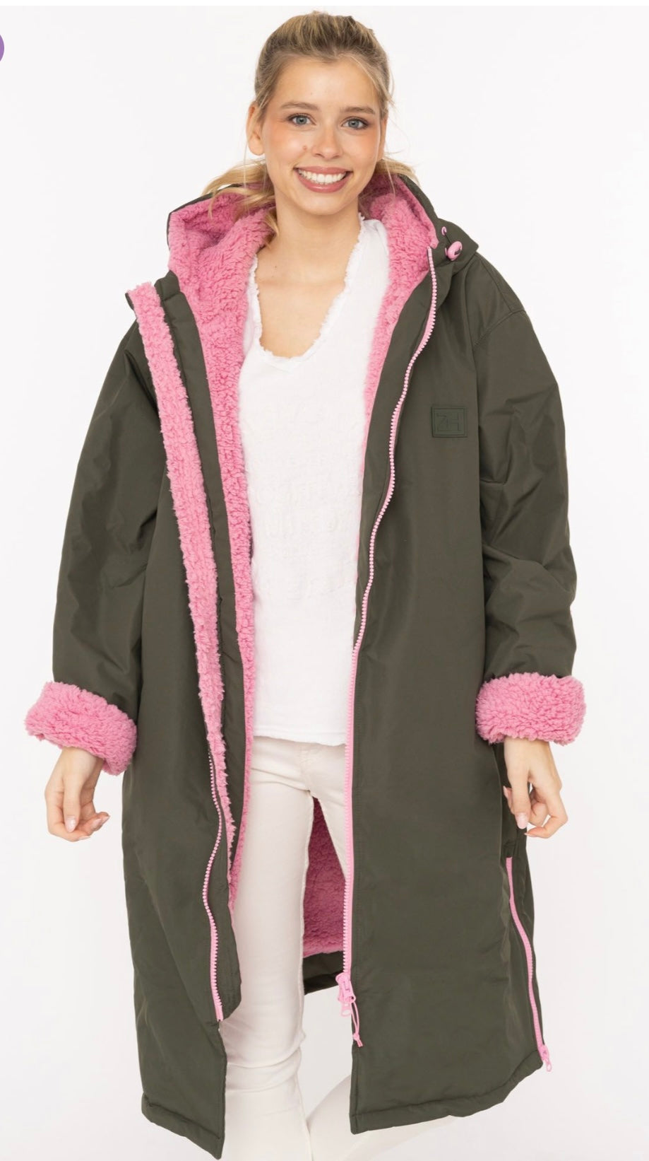 Zwillingsherz Oversize Mantel