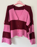 Oversize Strickjacke