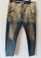 Leo Glam Jeans – Statement Denim mit Glitzersteinen