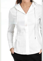 Soft Bluse mit Kaputze