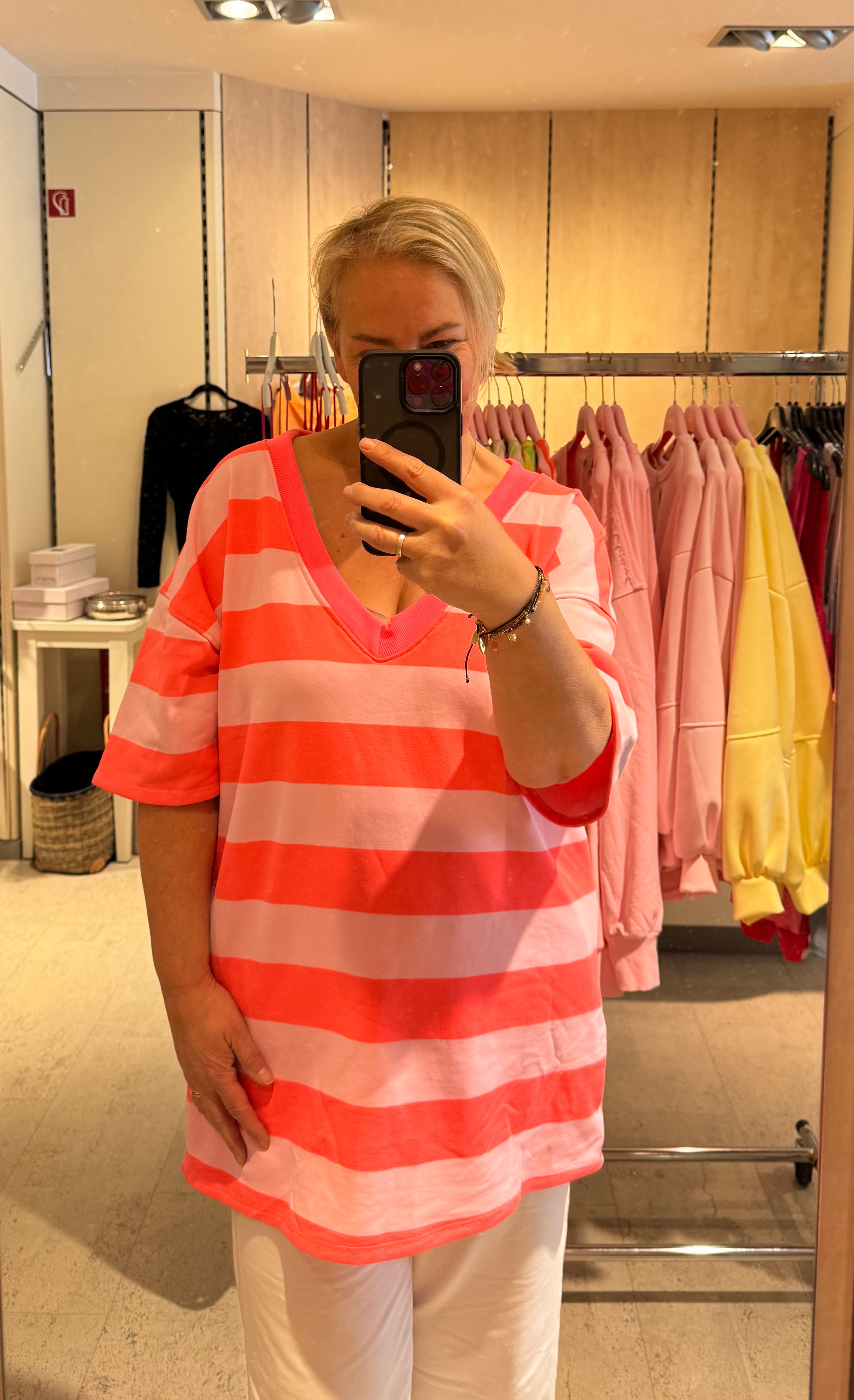 Longshirt/Kleid gestreift