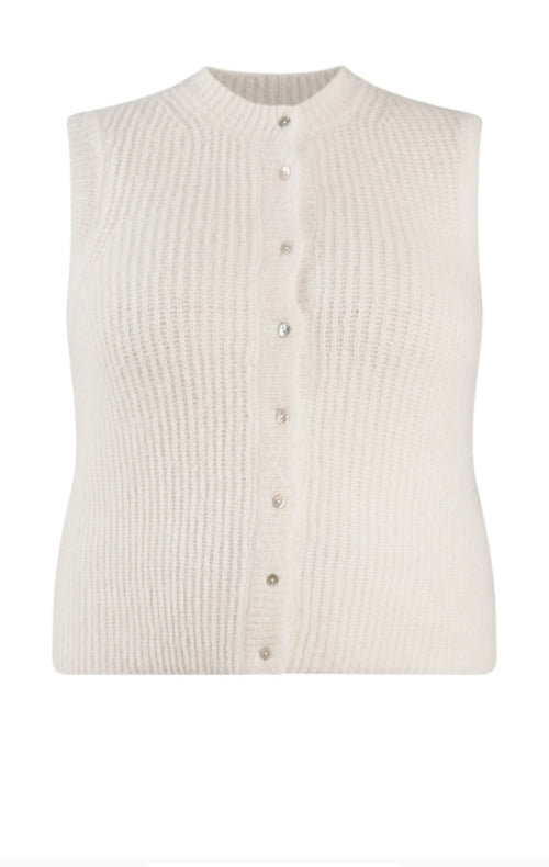 Ärmellose Strickweste base Level curvy