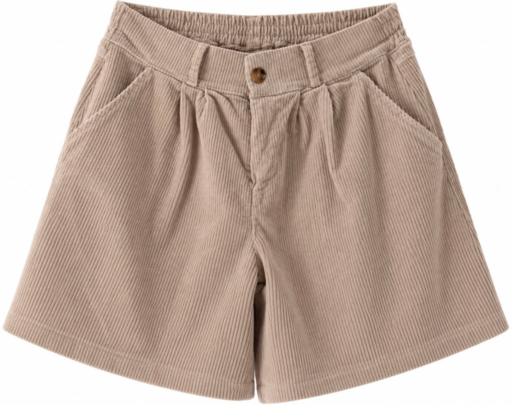 Cordshorts beige
