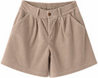 Cordshorts beige