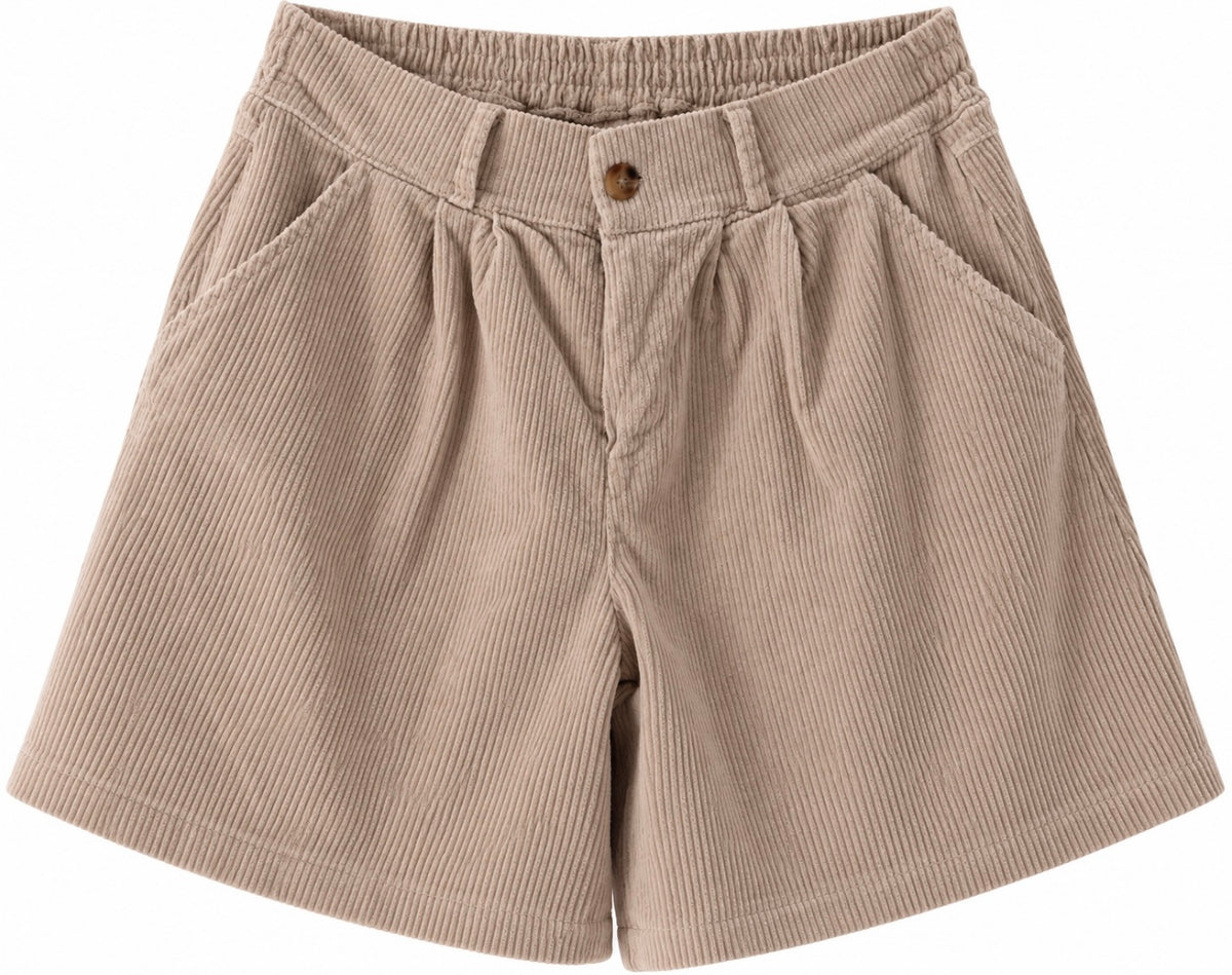 Cordshorts beige
