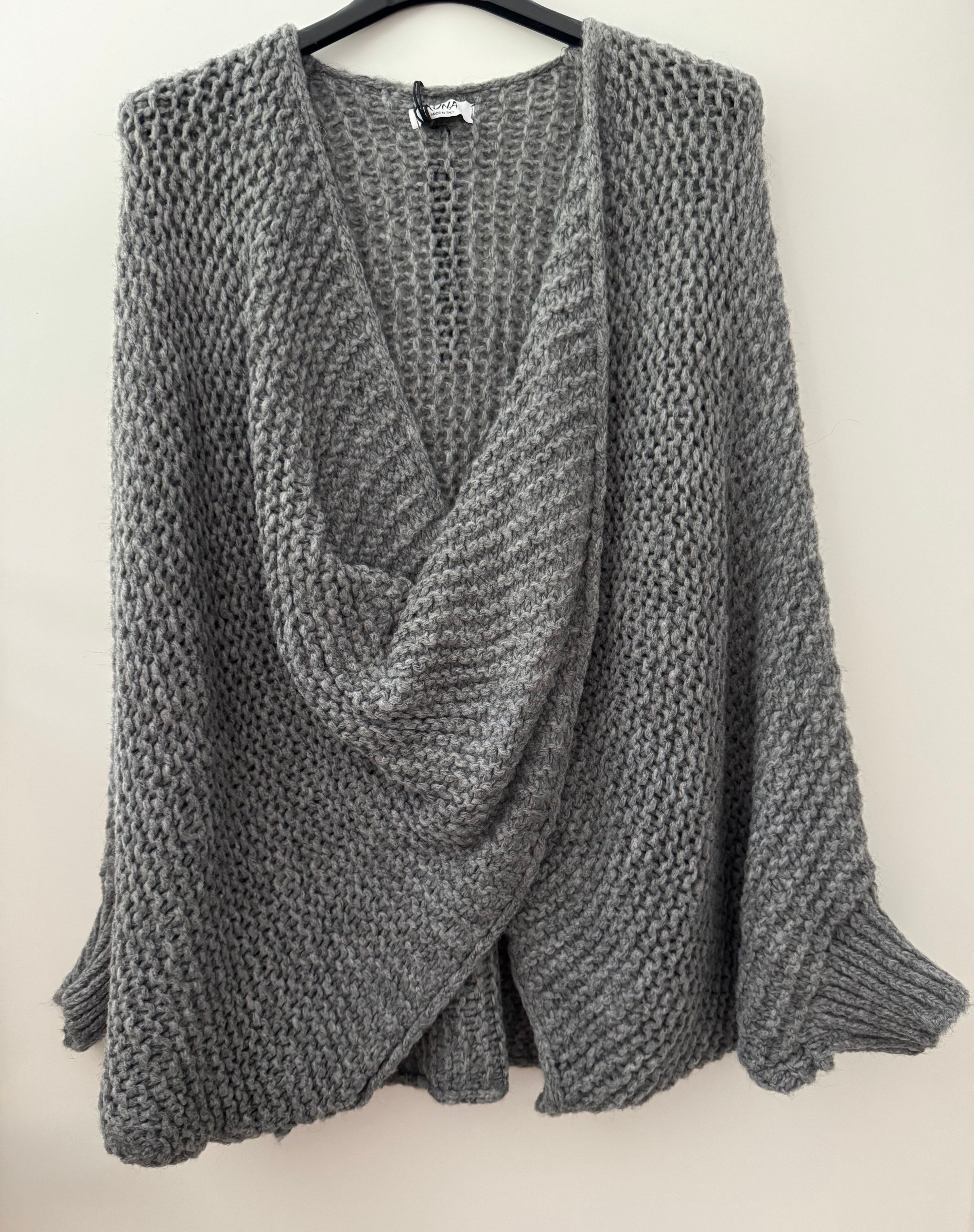 Ponchpulli/Überwurf-Strick