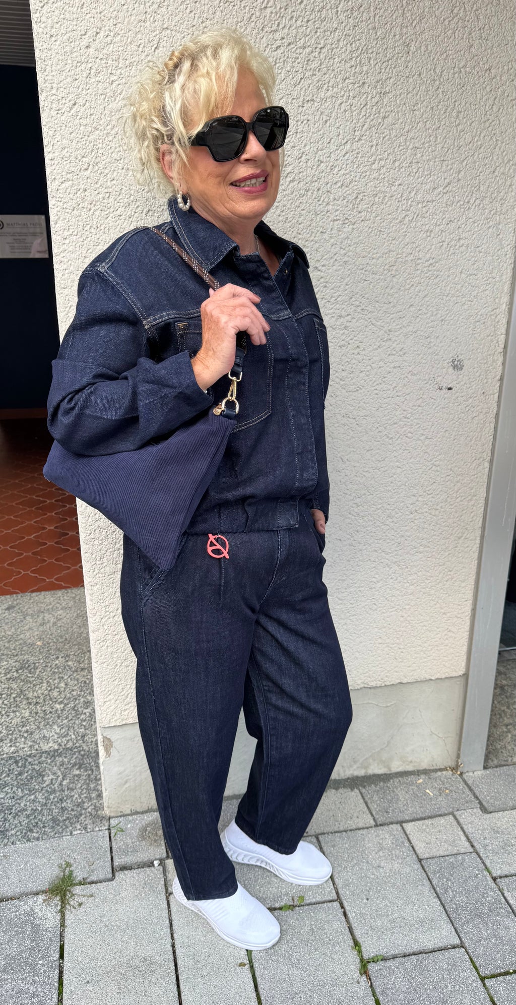 Timezone Jeansblouson Dark Denim