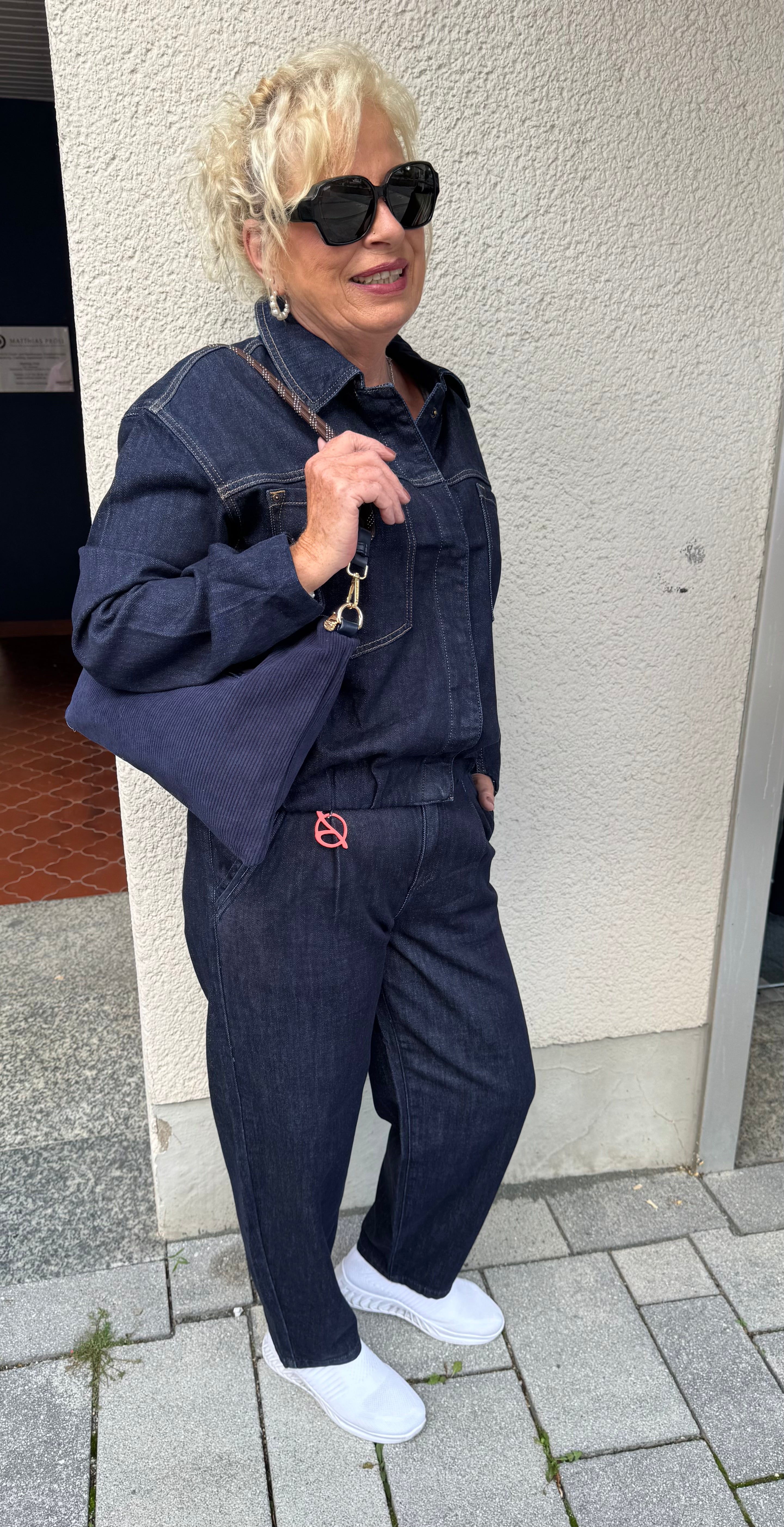 Timezone Jeansblouson Dark Denim